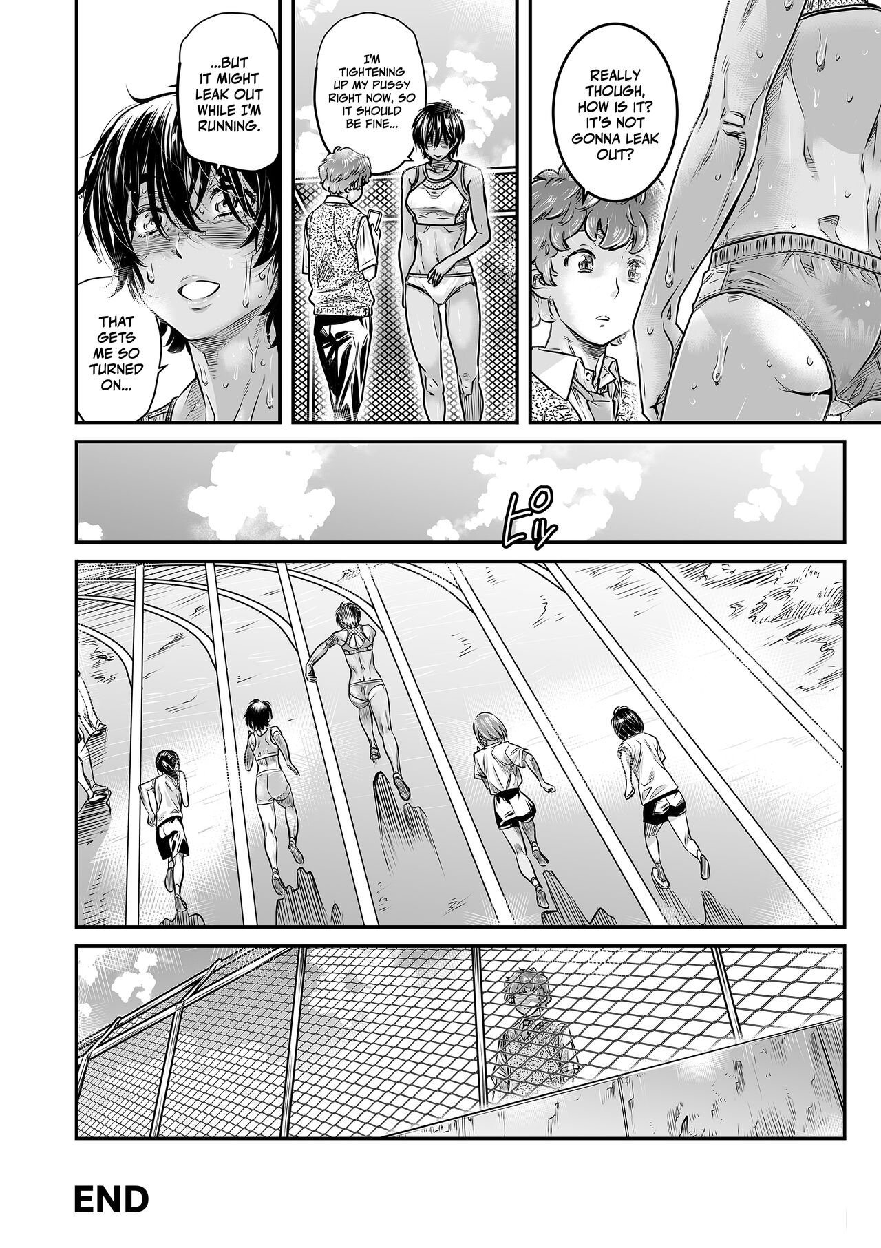 A 175cm-Tall Track-and-Field Girl Wants to Run with Her Male Kouhai's Semen Inside Her page 32
