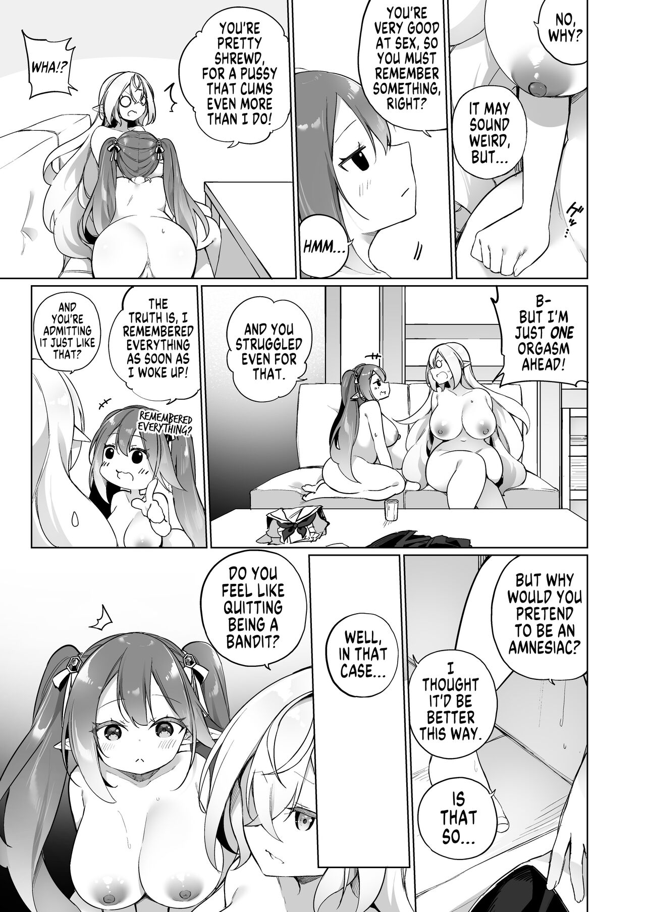 A Bandit Chief Who Turned Into a Bratty Elf Girl 2 Elvification Drug part 3 page 15