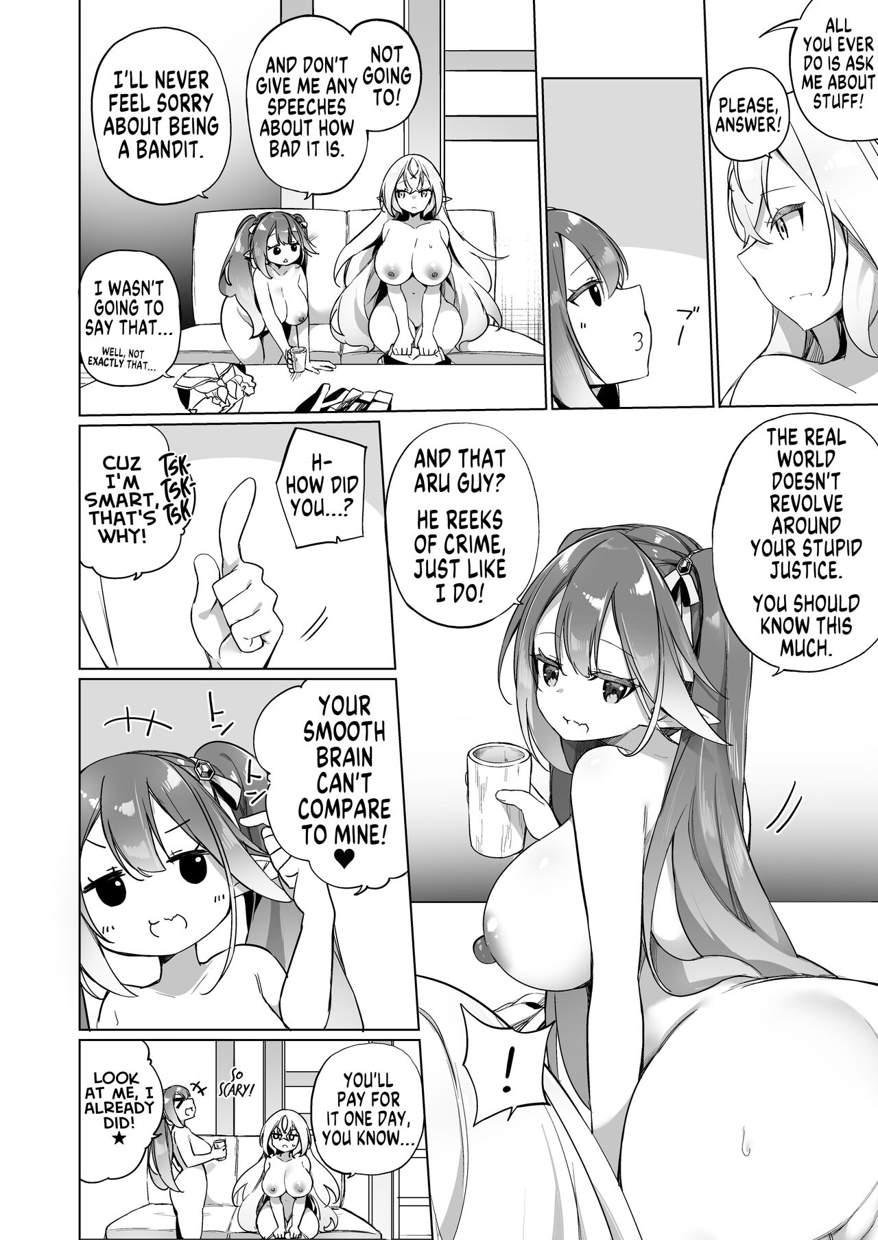 A Bandit Chief Who Turned Into a Bratty Elf Girl 2 Elvification Drug part 3 page 16