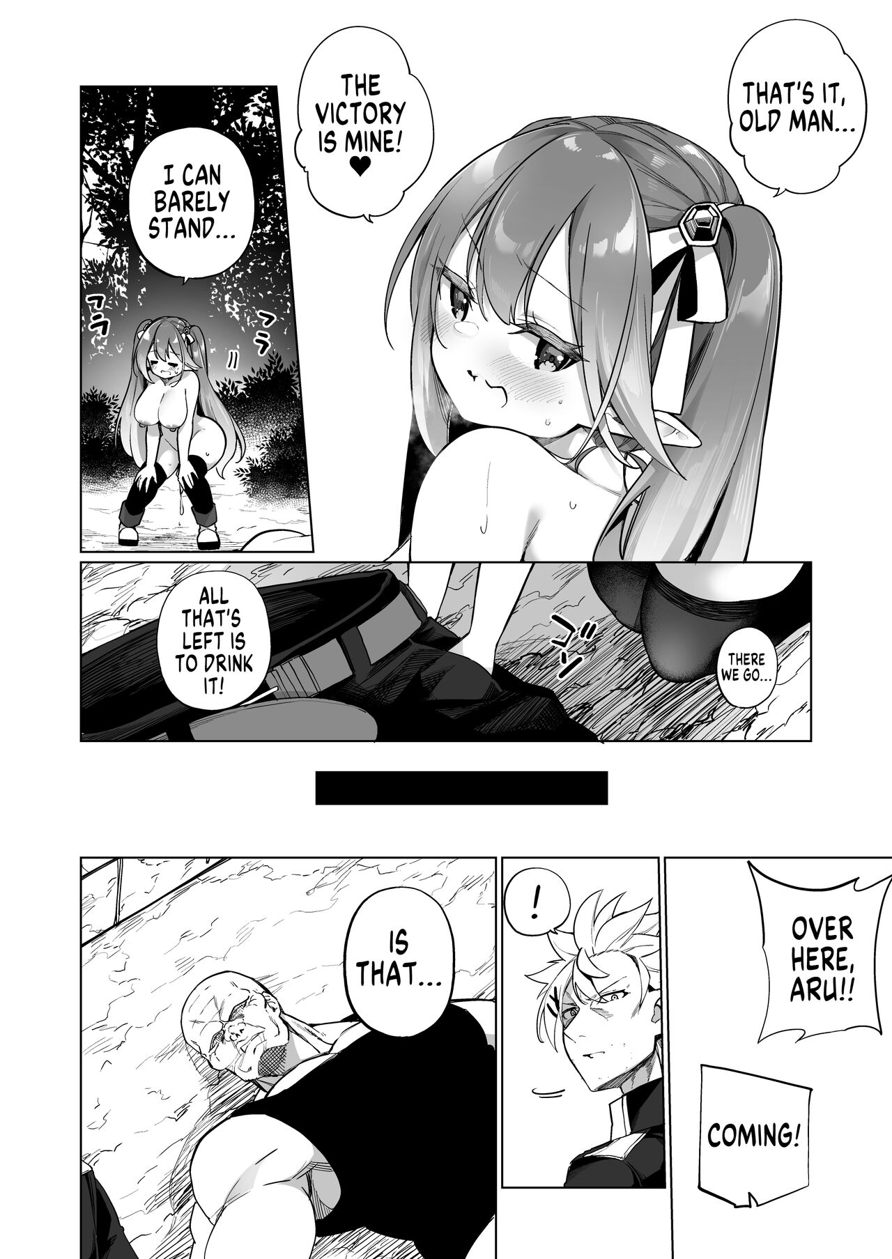 A Bandit Chief Who Turned Into a Bratty Elf Girl 2 Elvification Drug part 3 page 36