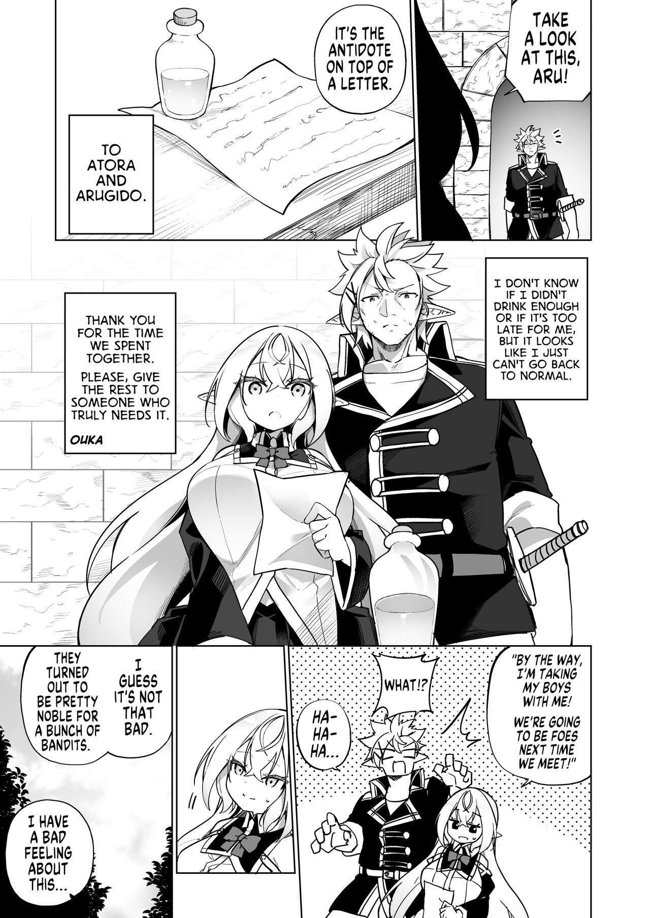 A Bandit Chief Who Turned Into a Bratty Elf Girl 2 Elvification Drug part 3 page 37