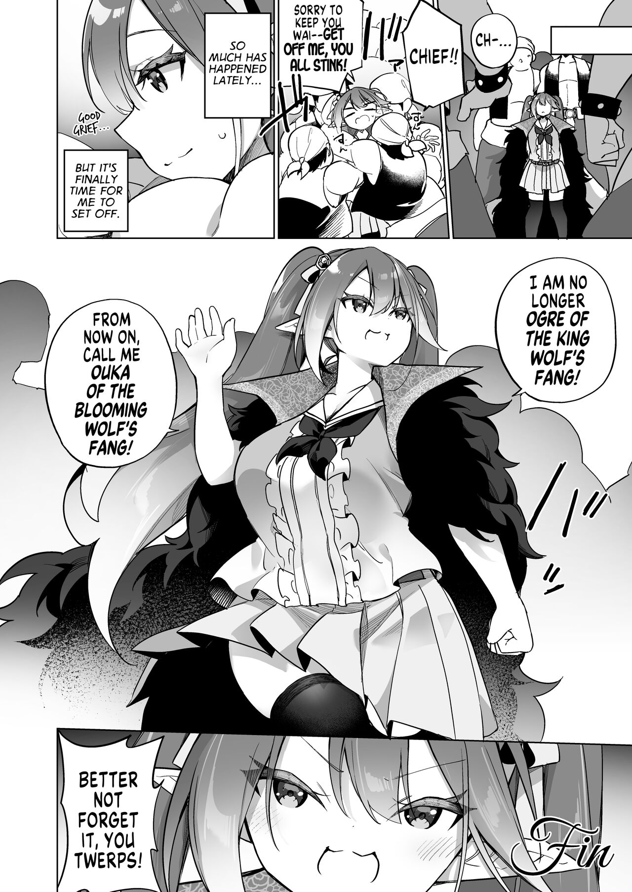 A Bandit Chief Who Turned Into a Bratty Elf Girl 2 Elvification Drug part 3 page 38