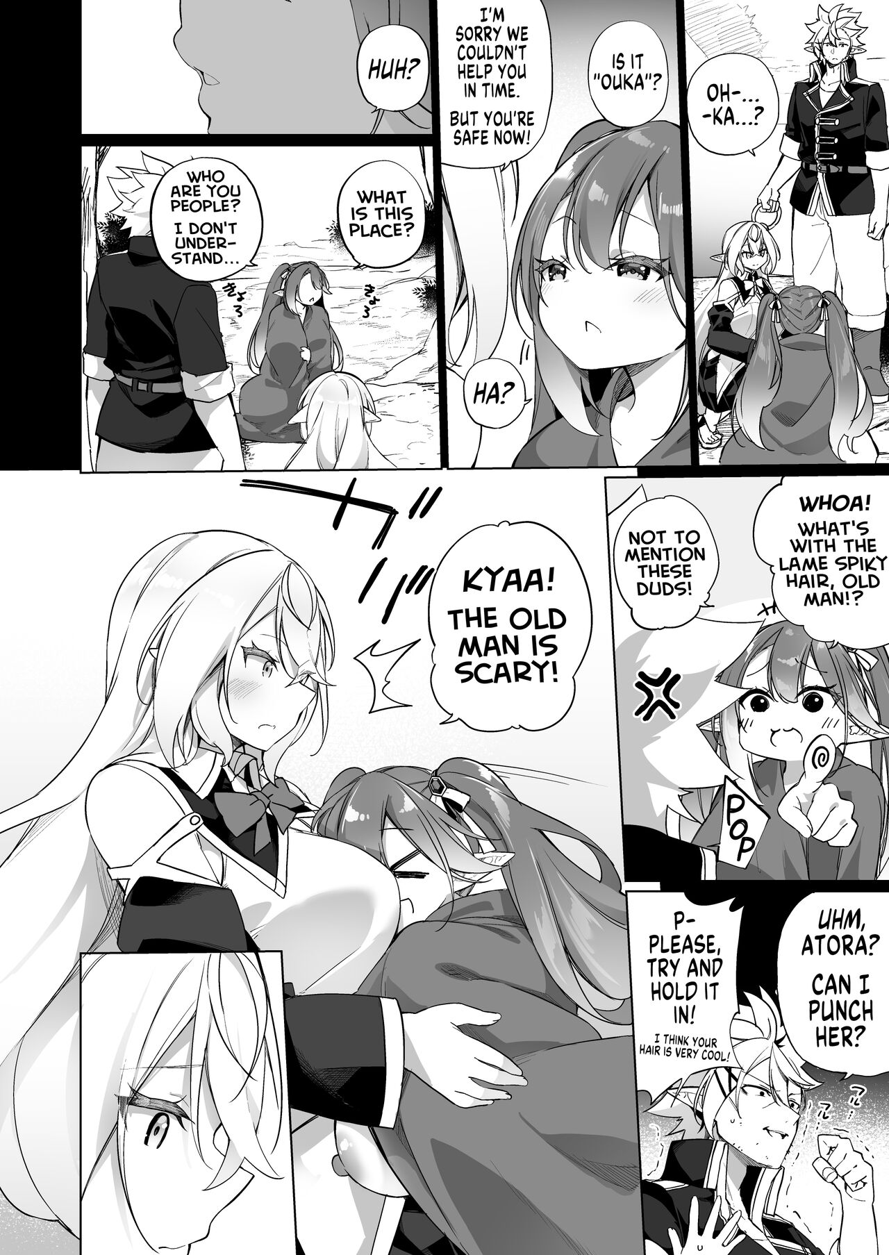 A Bandit Chief Who Turned Into a Bratty Elf Girl 2 Elvification Drug part 3 page 6