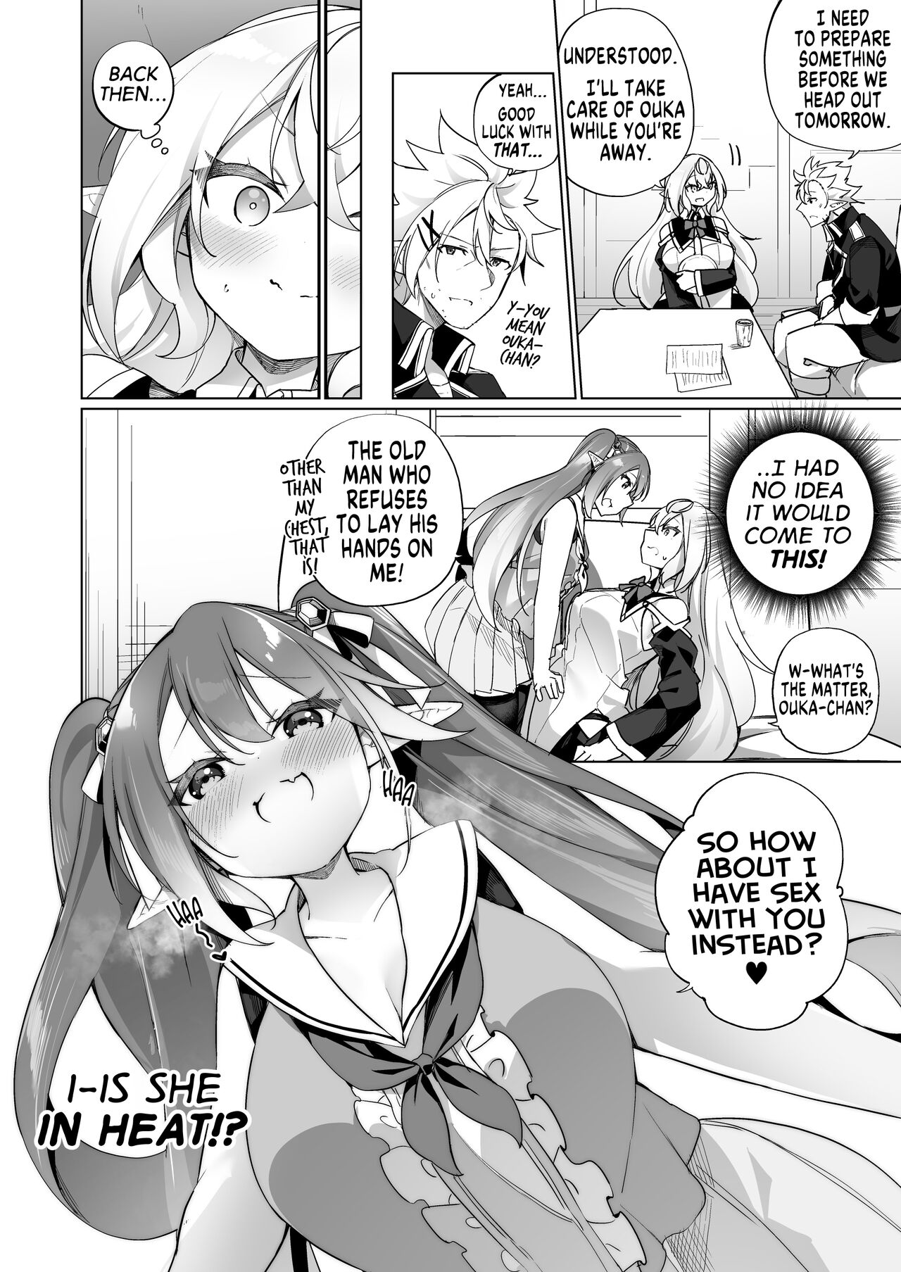 A Bandit Chief Who Turned Into a Bratty Elf Girl 2 Elvification Drug part 3 page 8