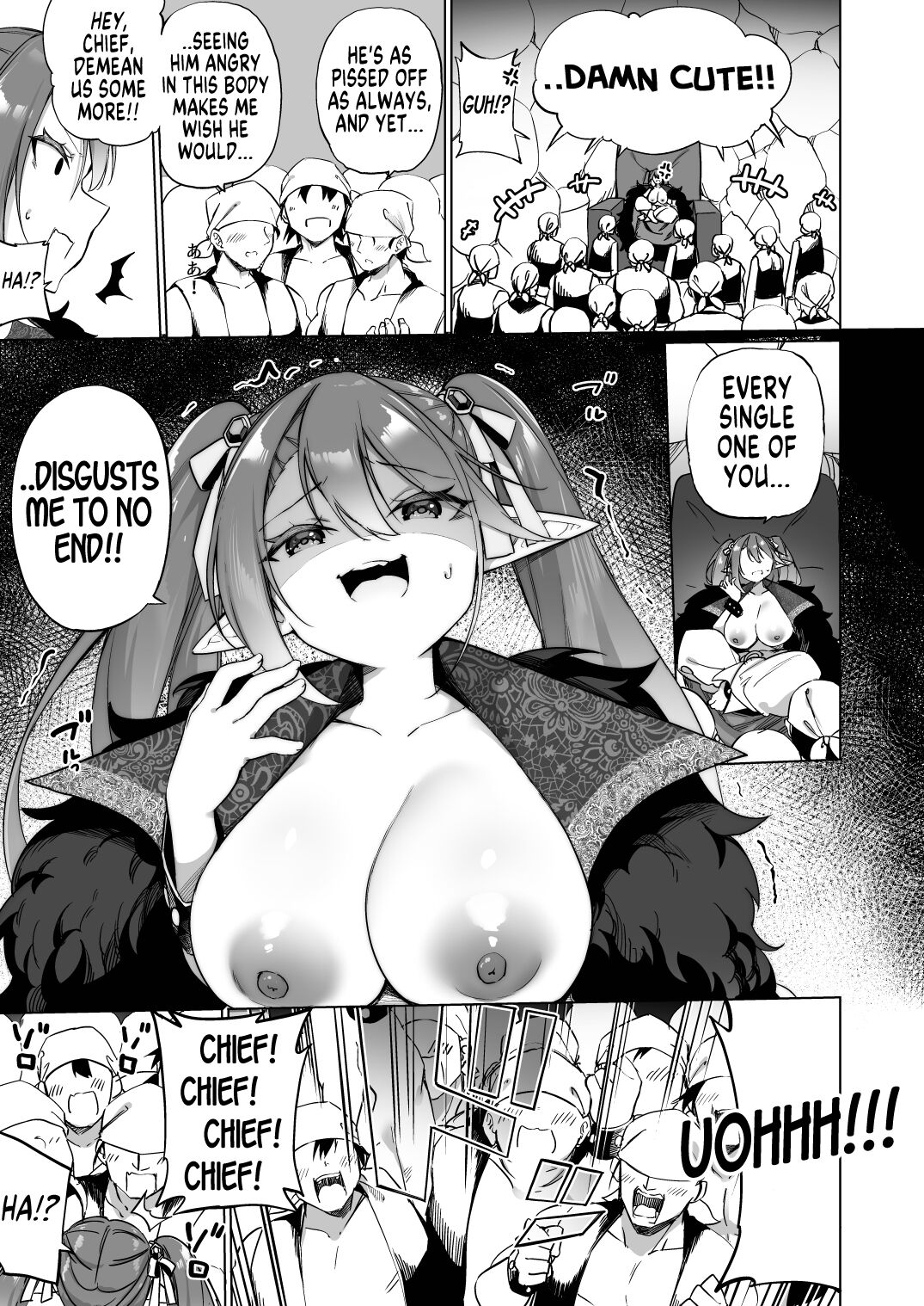 A Bandit Chief Who Turned Into a Bratty Elf Girl Elvification Drug part 3 page 13