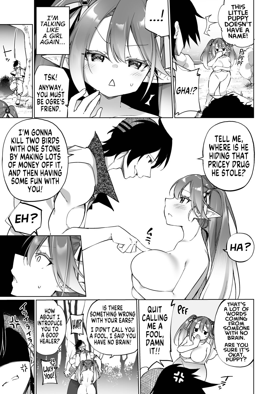 A Bandit Chief Who Turned Into a Bratty Elf Girl Elvification Drug part 3 page 21