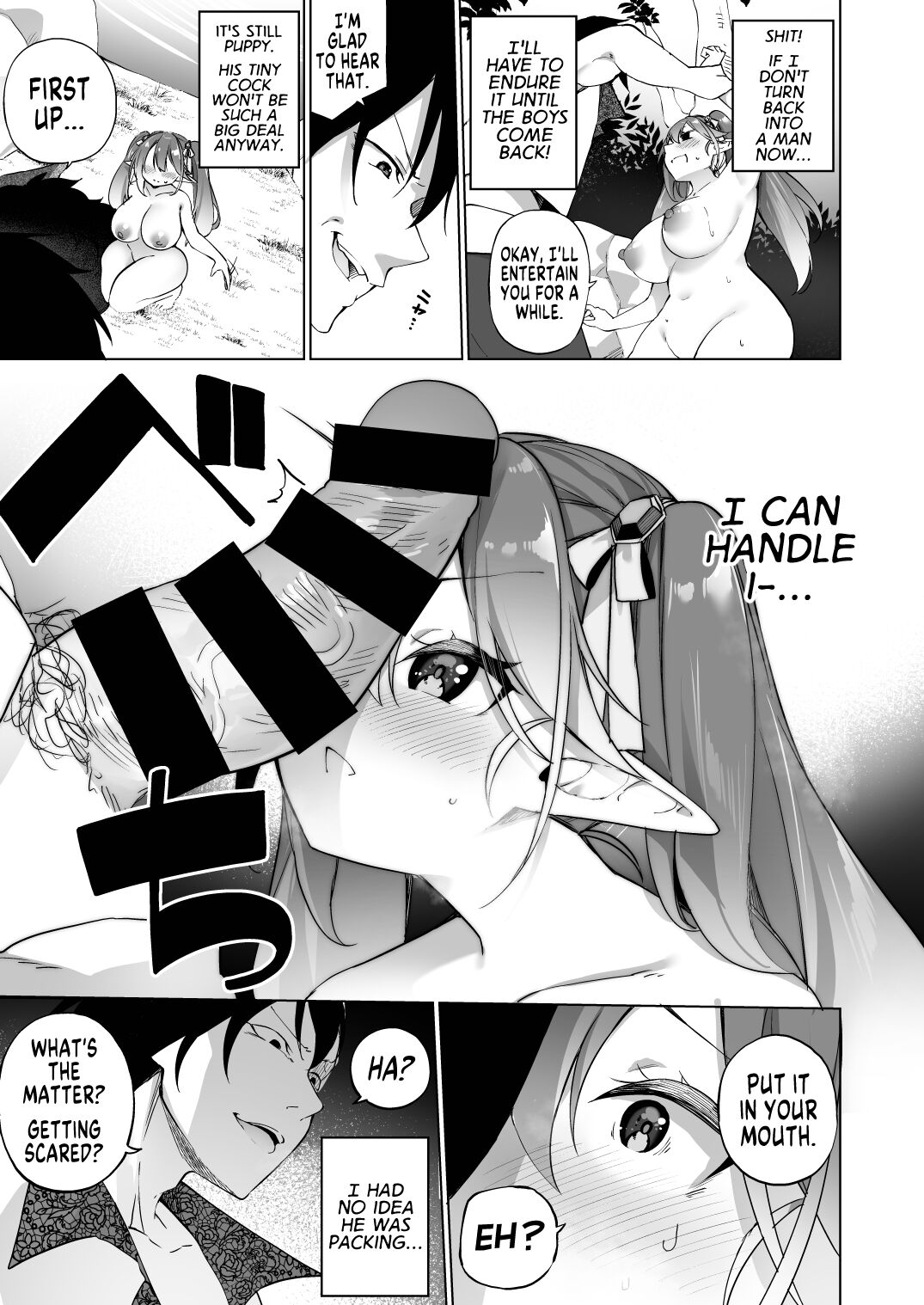 A Bandit Chief Who Turned Into a Bratty Elf Girl Elvification Drug part 3 page 23