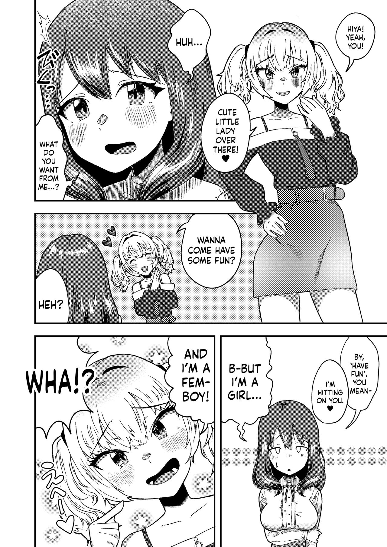 A Bitchy Femboy Gyaru Comes To 'Understand' A Futanari Onee-san! page 6