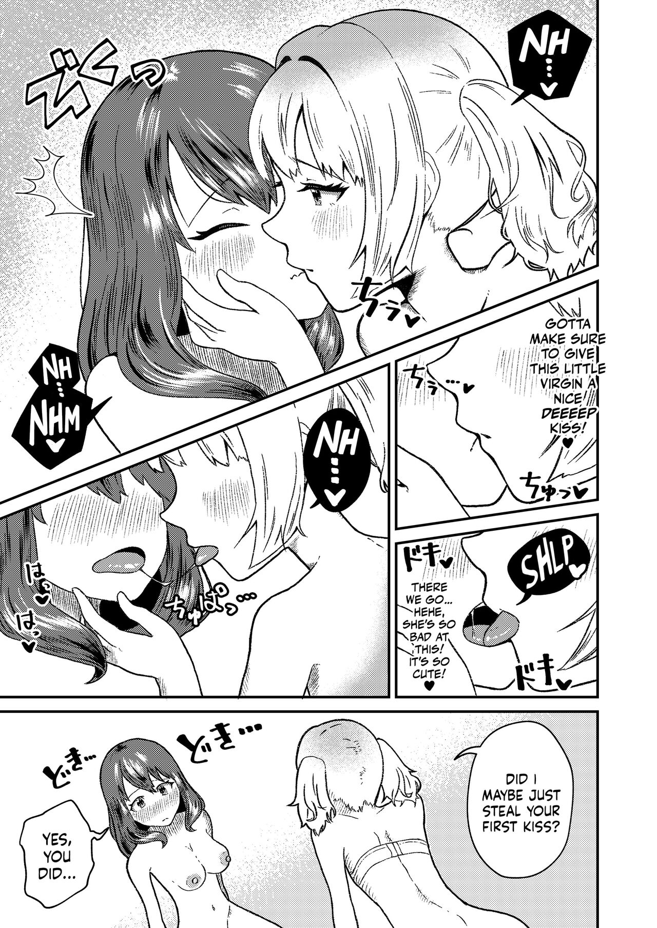 A Bitchy Femboy Gyaru Comes To 'Understand' A Futanari Onee-san! page 9