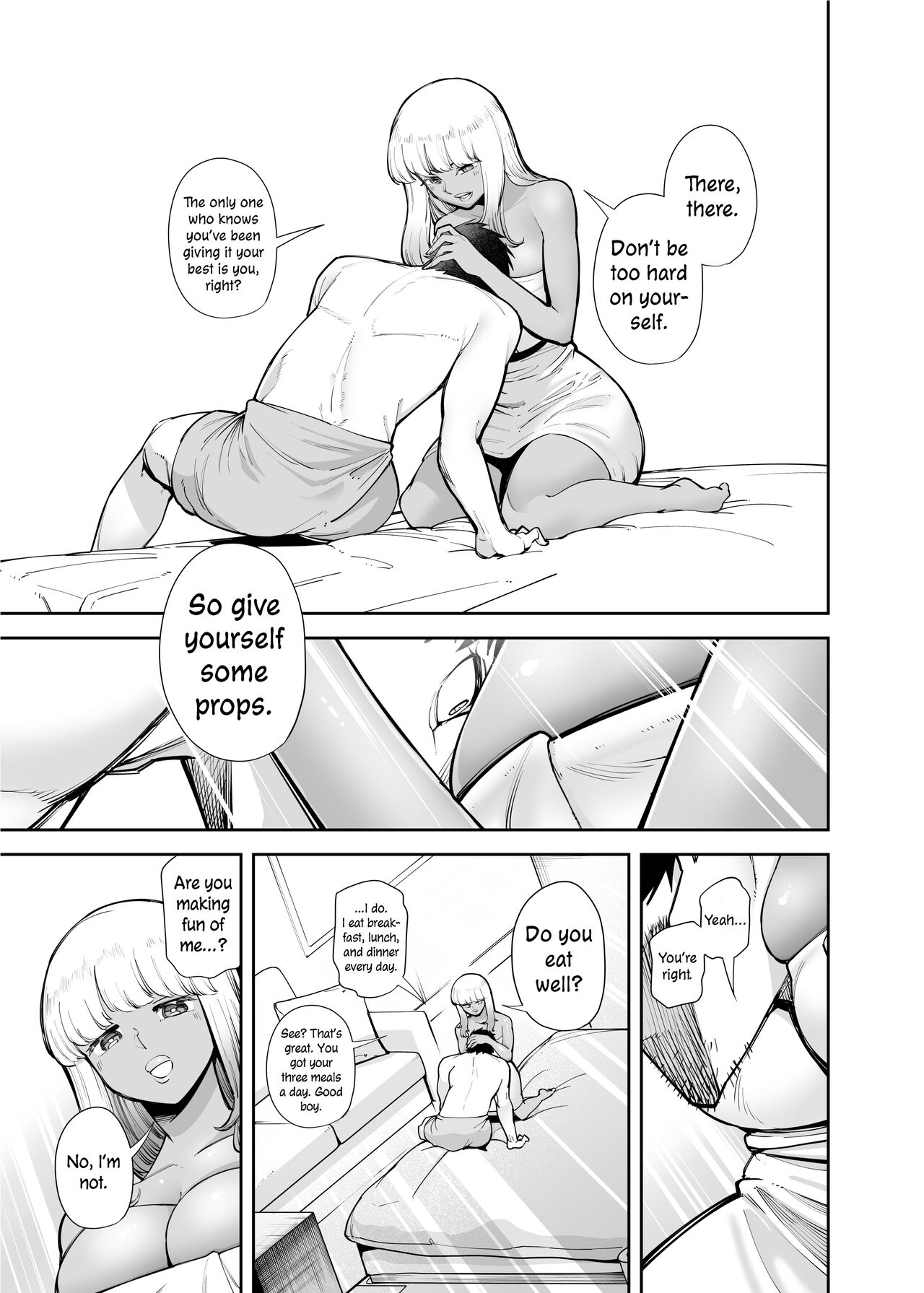 A Black Gal Who Takes Care of an Older Man page 7