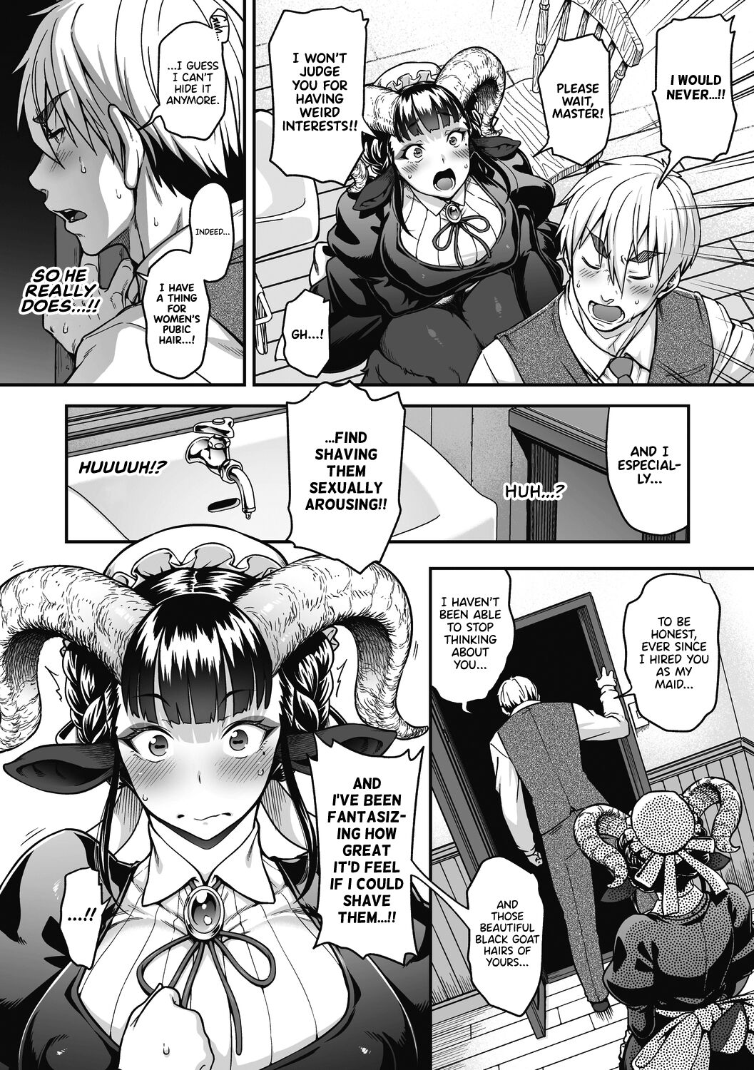 A Black Goat Maiden's (Shaving) Romance page 10