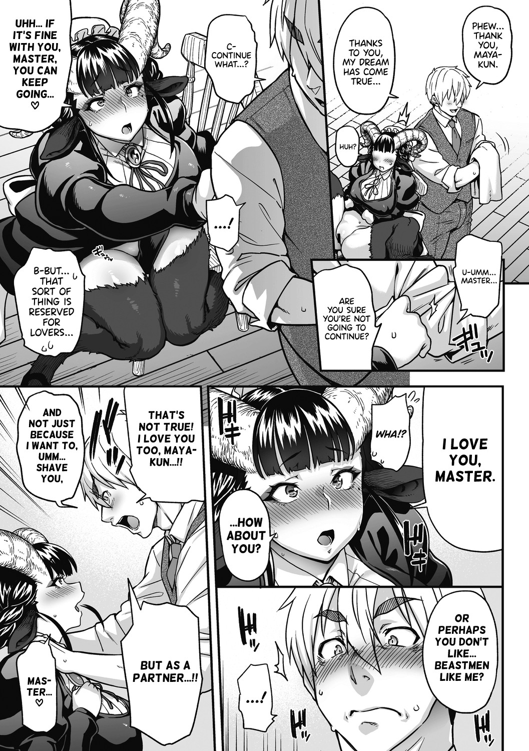 A Black Goat Maiden's (Shaving) Romance page 19