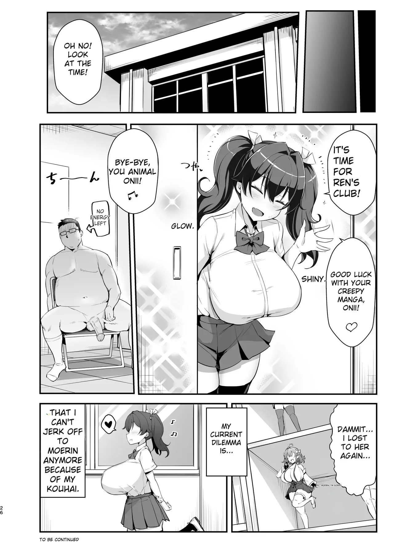 A Book about a kouhai brat who invites you to have sex page 26