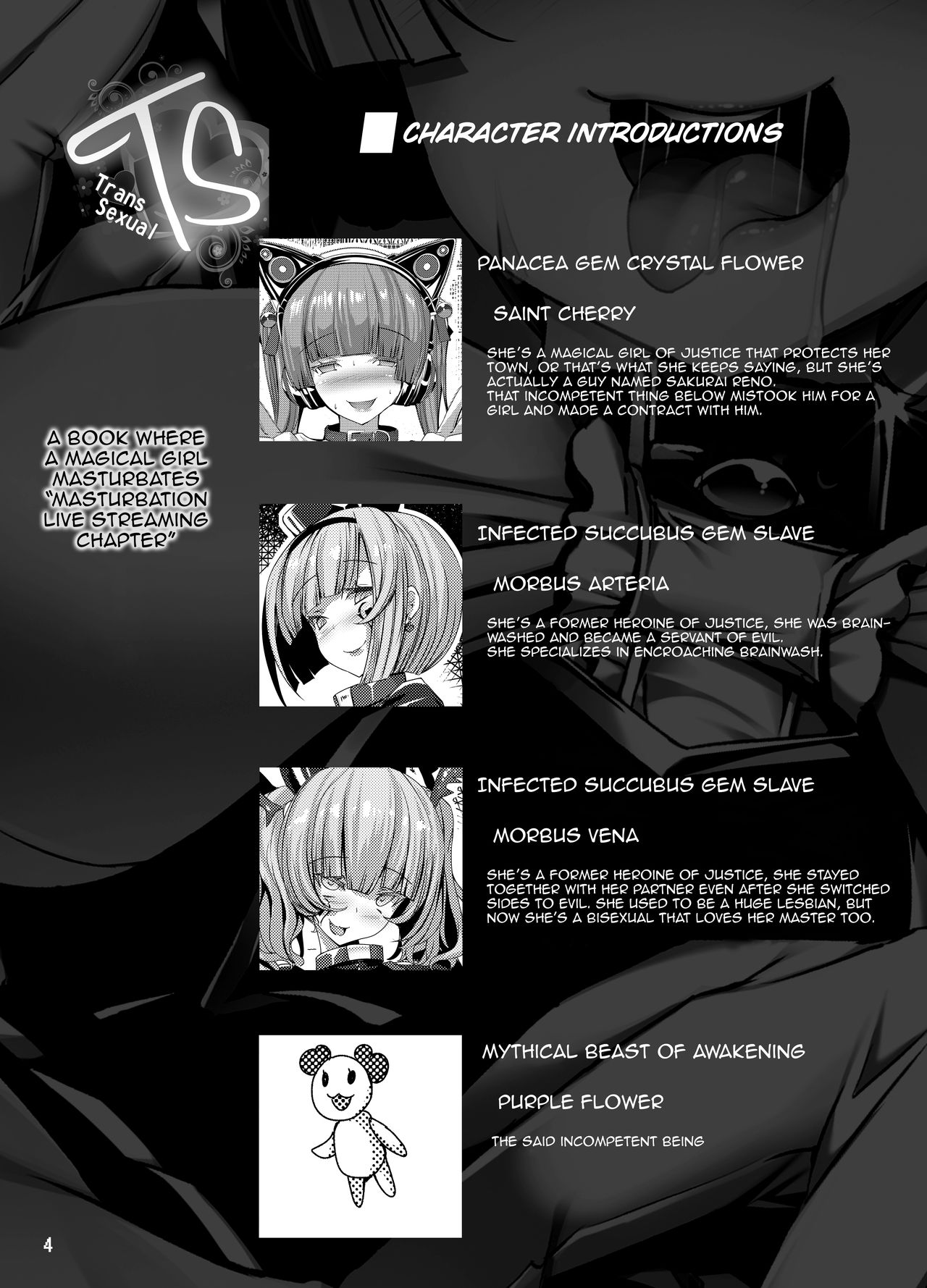 A Book About Genderbent Magical Girls Masturbating ~Broadcasting While Masturbating To Themselves Edition~ page 3