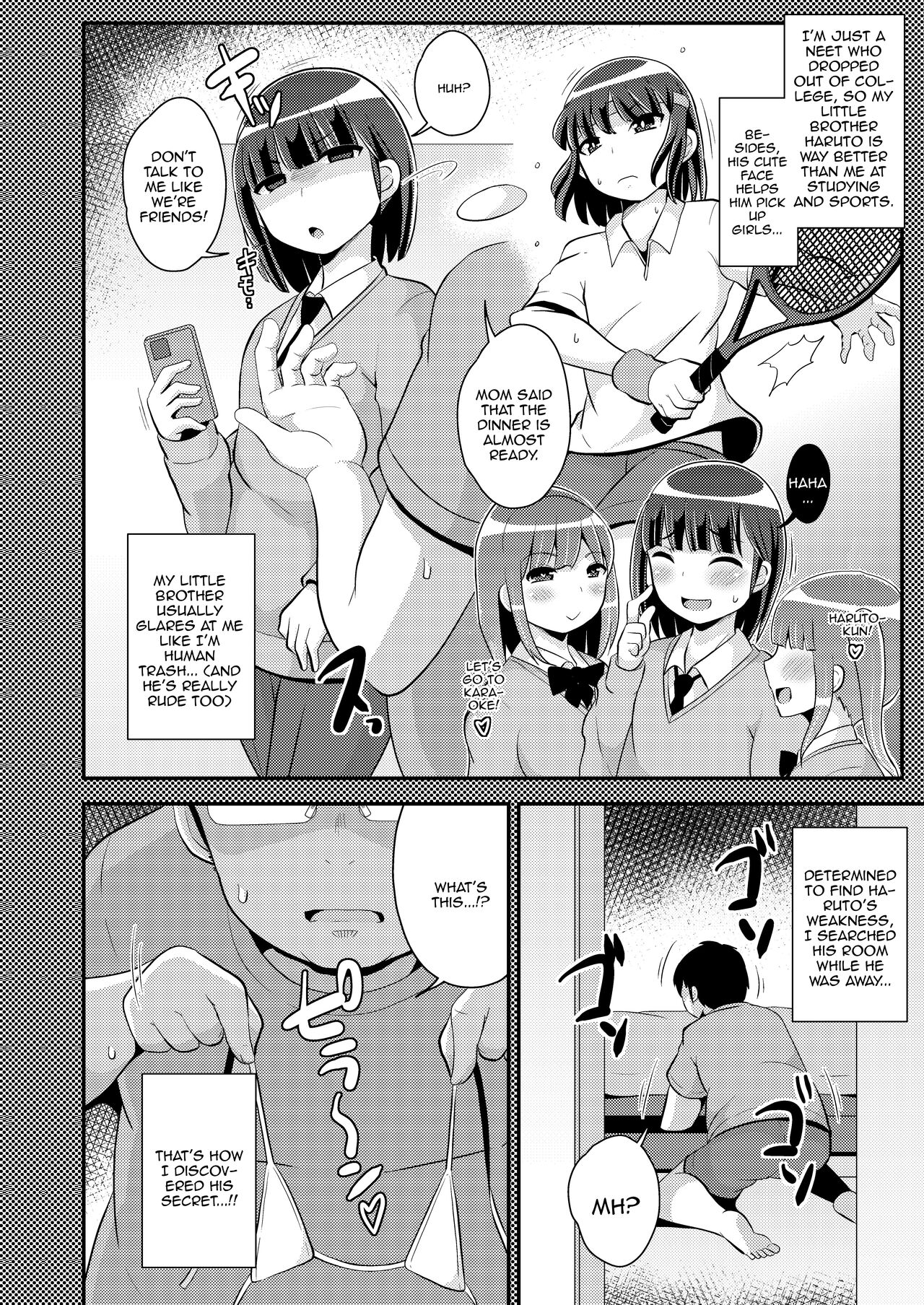 A Book About How I Made My Cocky Little Brother My Bitch By Stirring Up His Prostate page 3