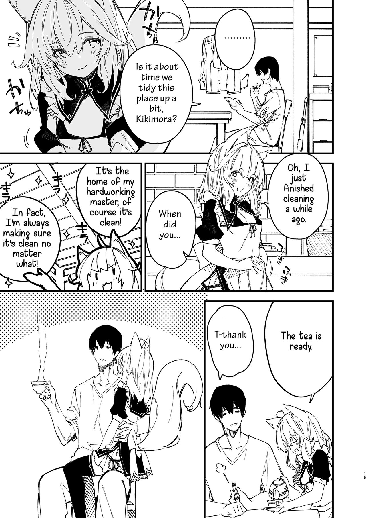 A Book about making out with a Kemonomimi Maid Vol.2 page 13