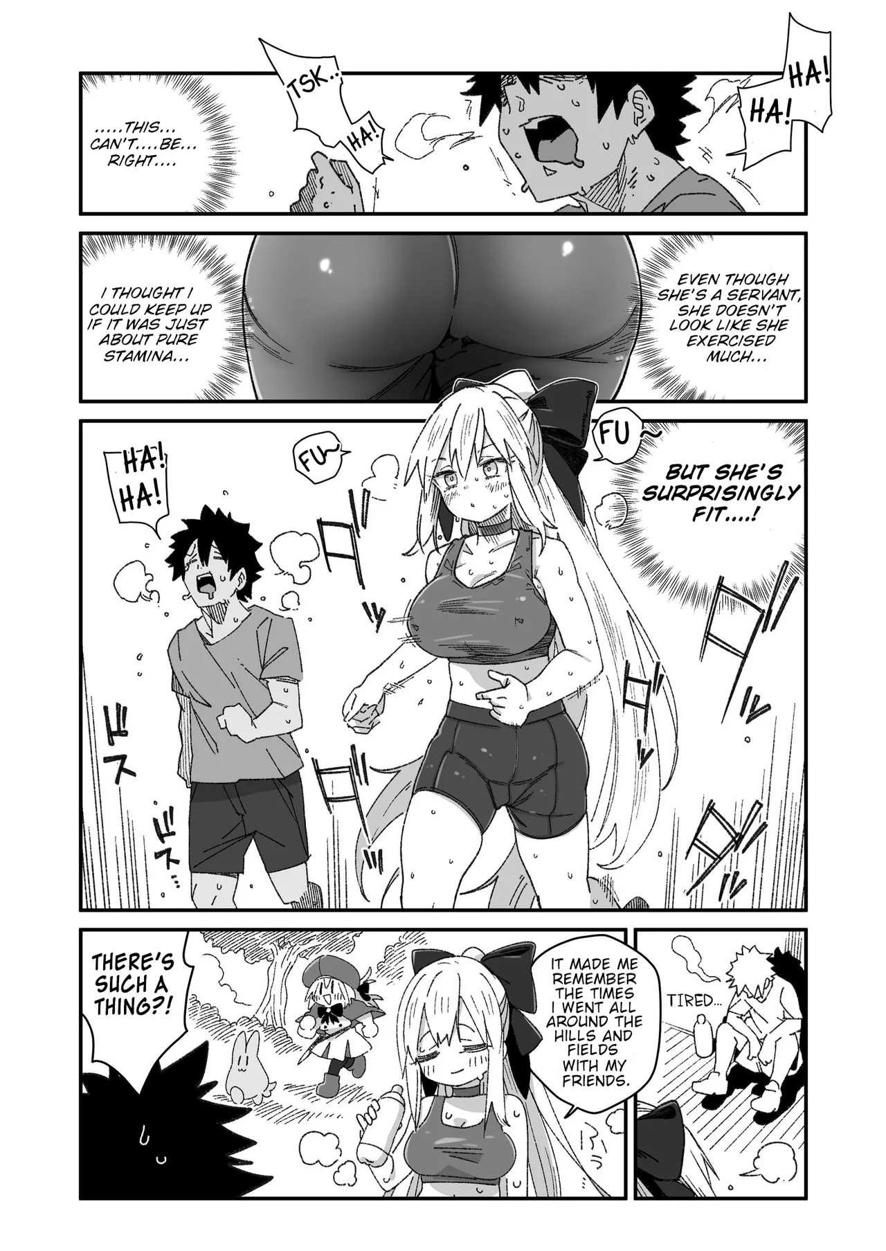 A Book about Morgan Getting Sweaty Together with Her Husband. page 4