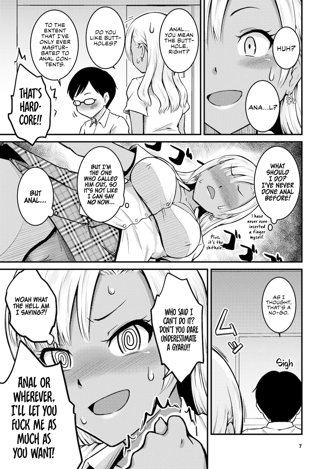 A Book About Playing with a Black Gyaru and Her Butt page 6