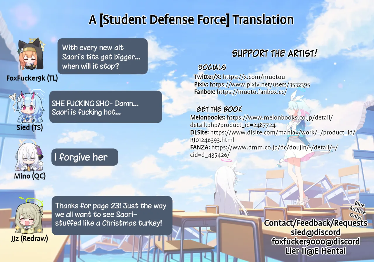 A book about Saori getting jealous and assaulting Sensei. page 29