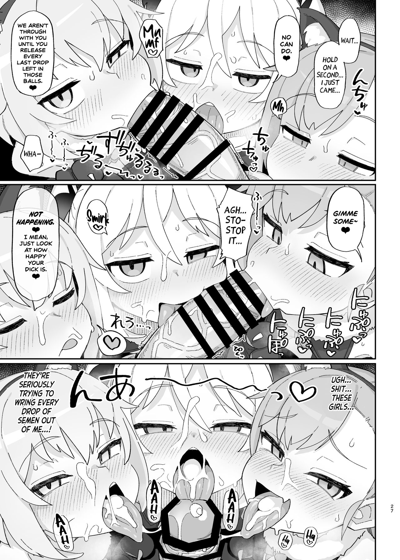 A Book About Some Bratty Little Succubi Wringing You Dry page 27
