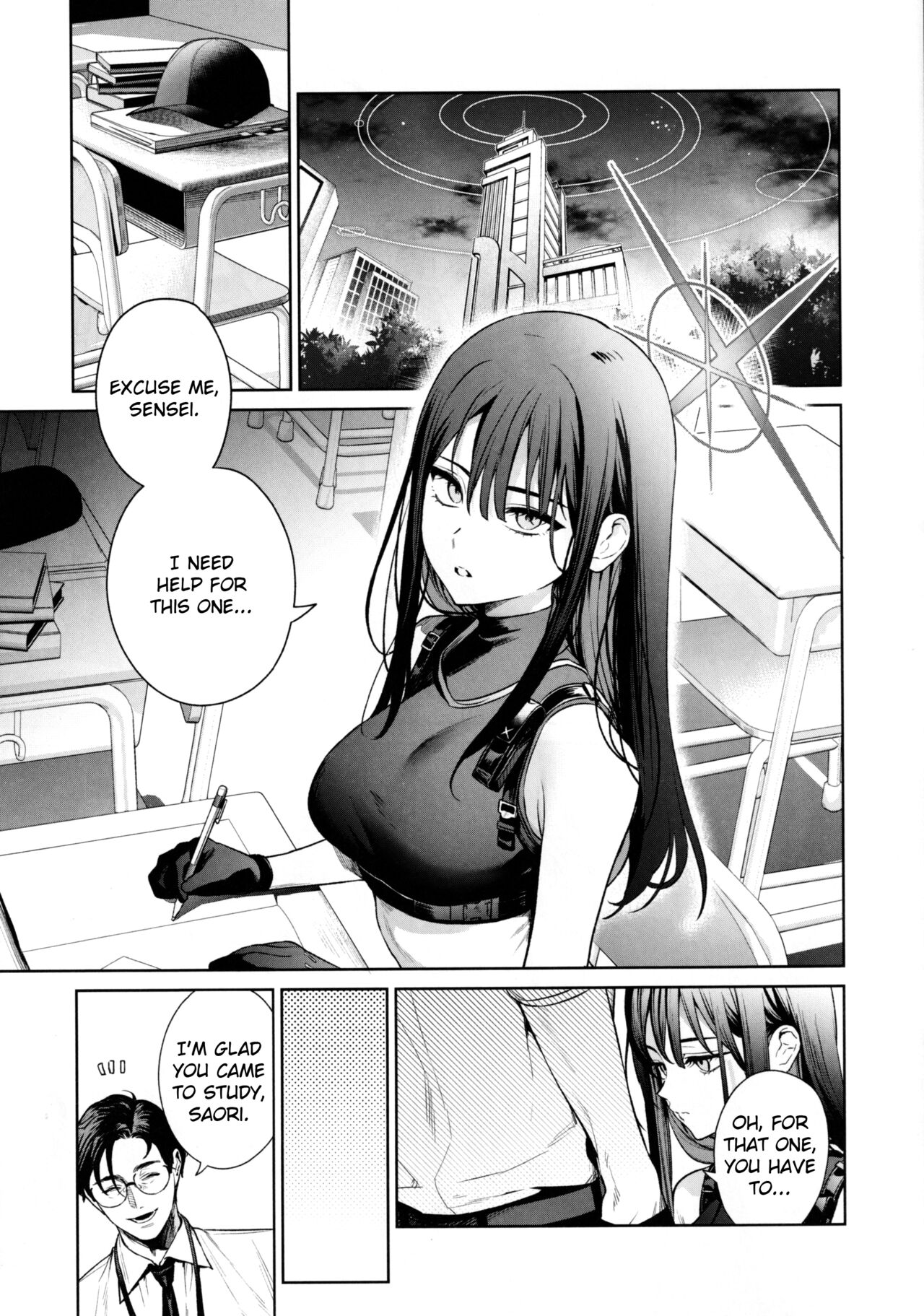 A Book About Teaching Saori and Atsuko How to Study page 2