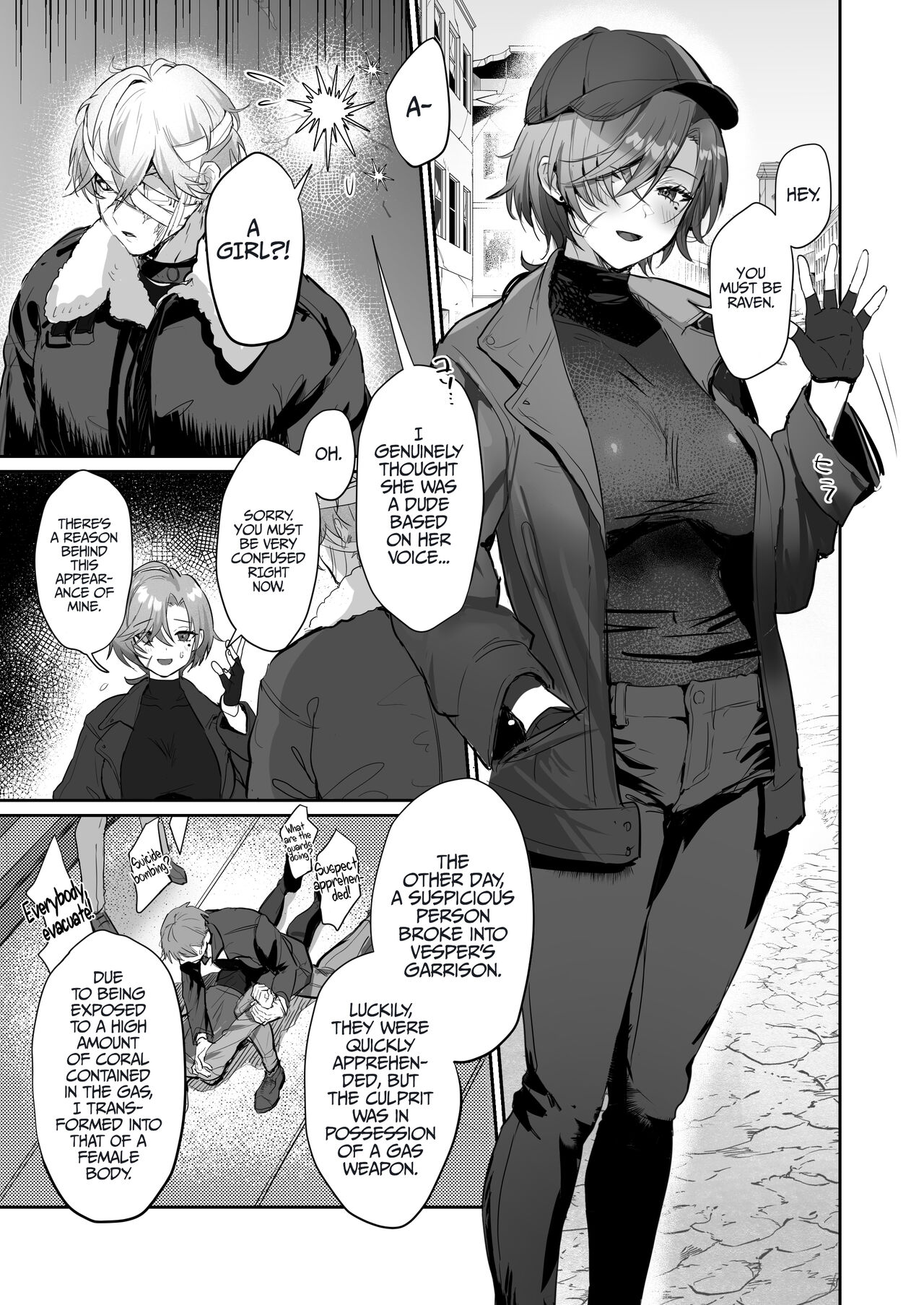 A Book About XXX With My Buddy Who Has Become A Woman Because Of The Effect Of Coral page 4