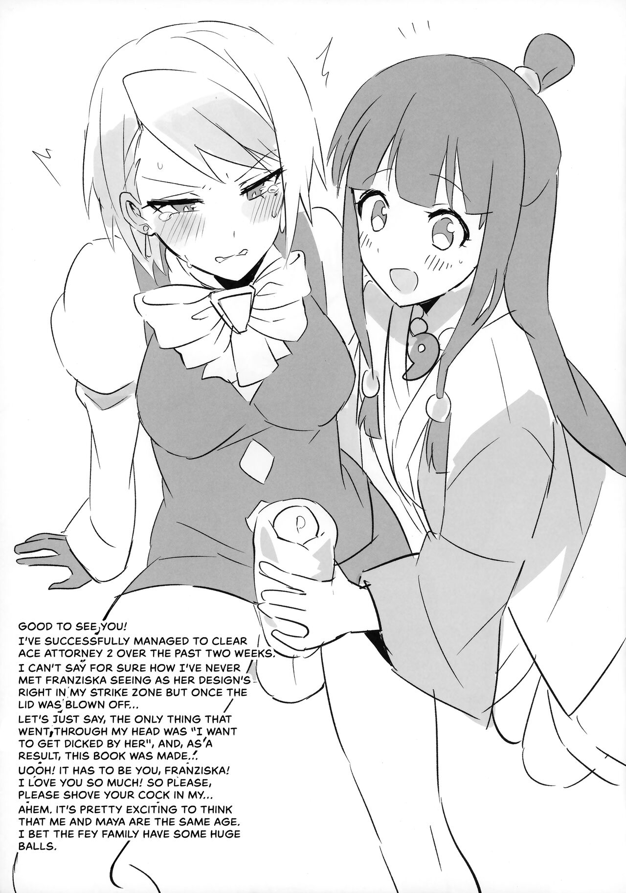 A Book For People Wanting to be Dicked Down by a Futanari Franziska page 13