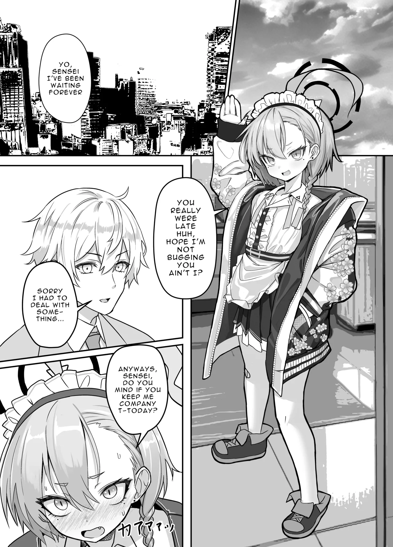 A Book Where Even Though Neru Gets Angry She Still Listens to What Sensei Says page 2