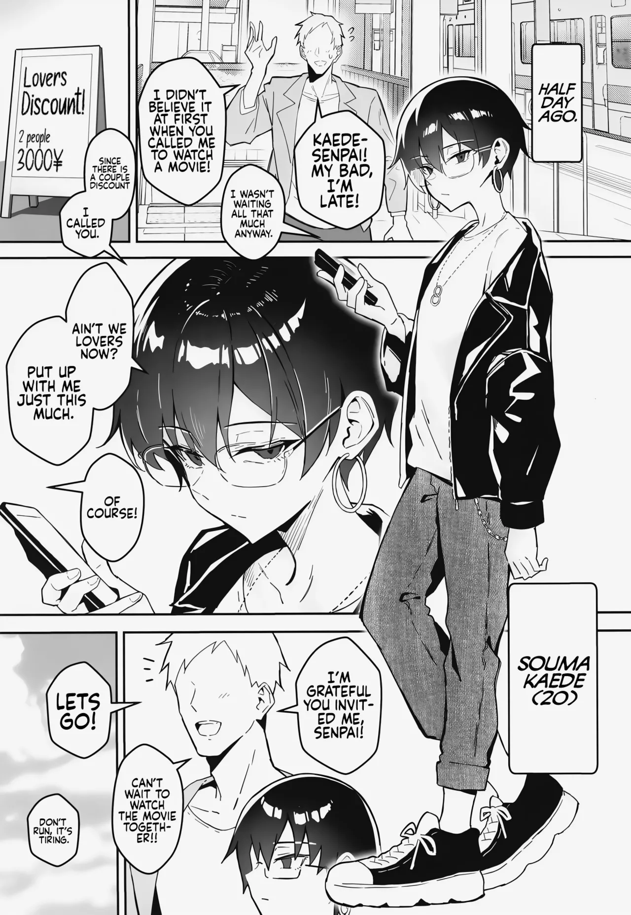 A Boring Date with My Blunt, Boyish Babe and Her Hidden Assets page 4