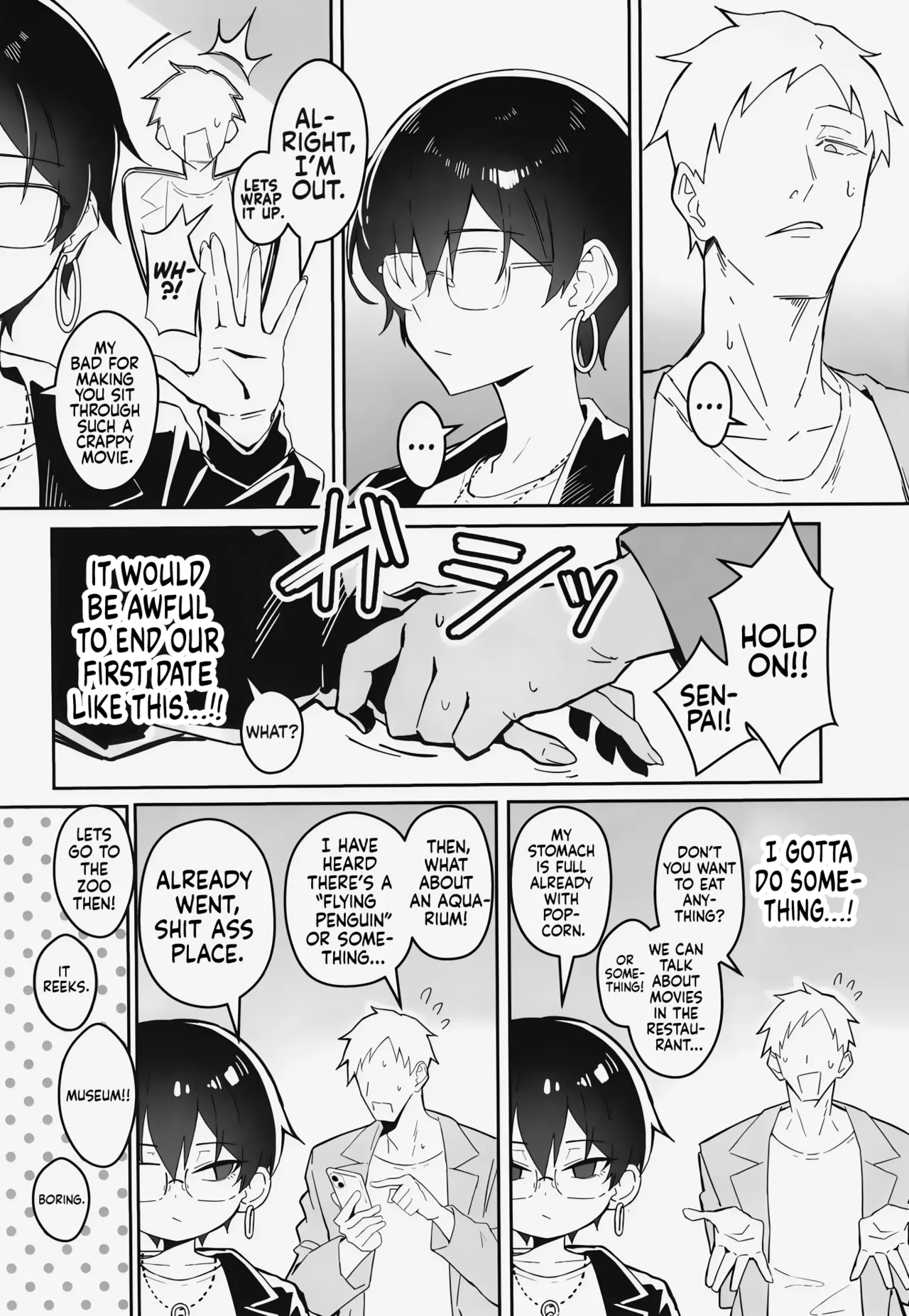 A Boring Date with My Blunt, Boyish Babe and Her Hidden Assets page 6