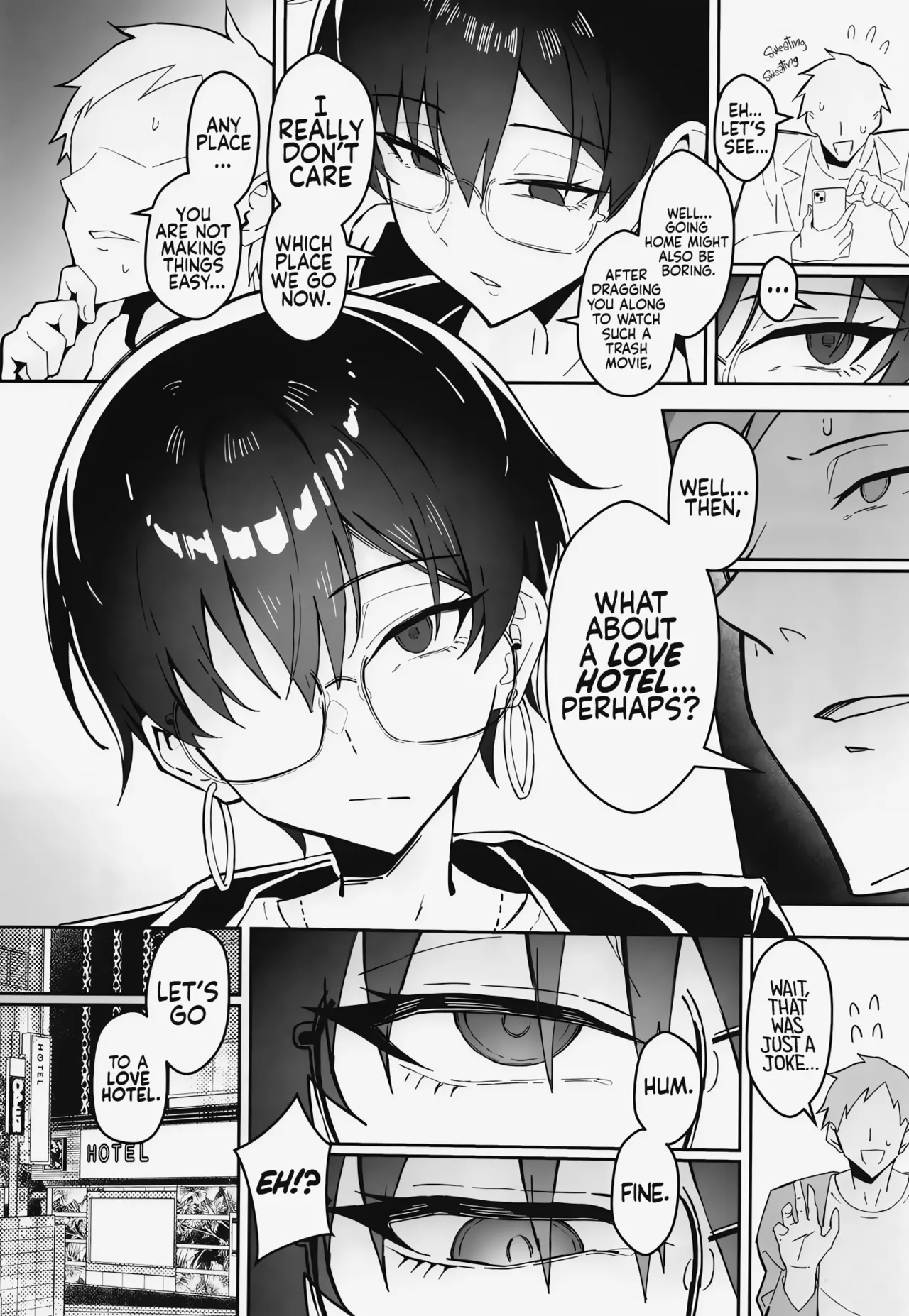 A Boring Date with My Blunt, Boyish Babe and Her Hidden Assets page 7