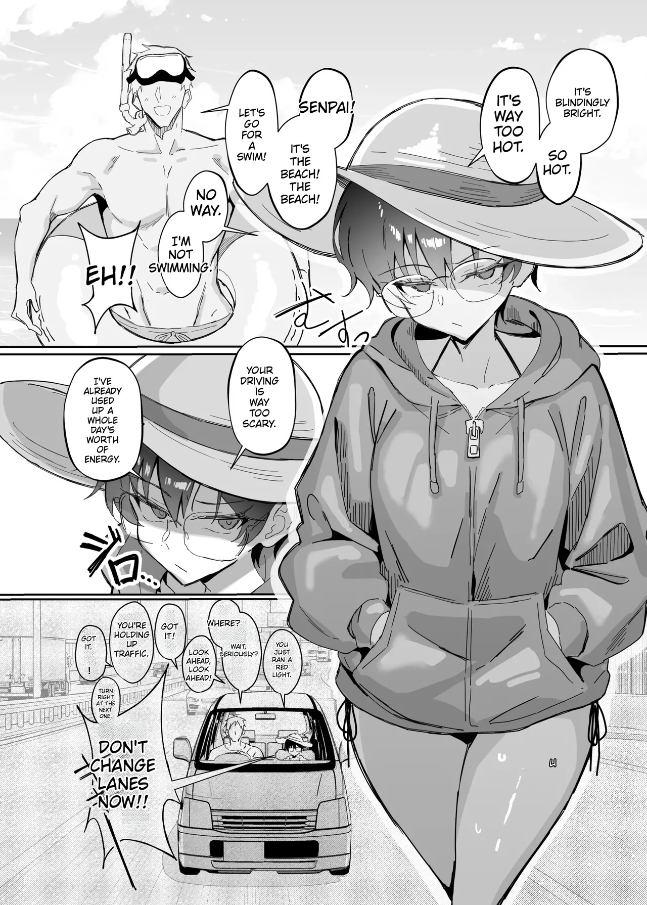 A Boring Date with My Boyish Girlfriend (Who Has a Secretly Busty Figure and a Surly Attitude) – Part 2 page 9