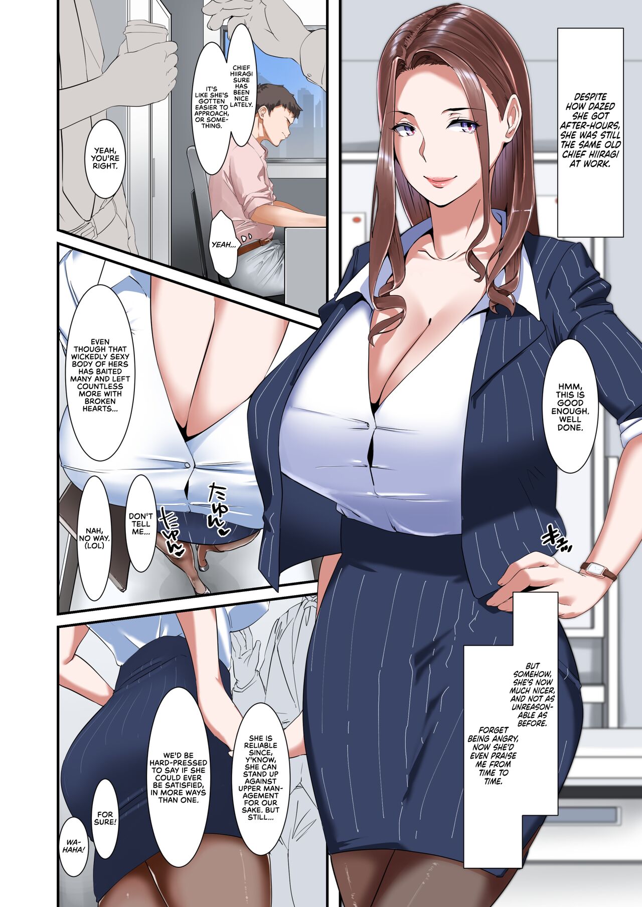 A Boss With Slutty Tits Who Gives Naughty Services in the Company's Relaxation Room page 24