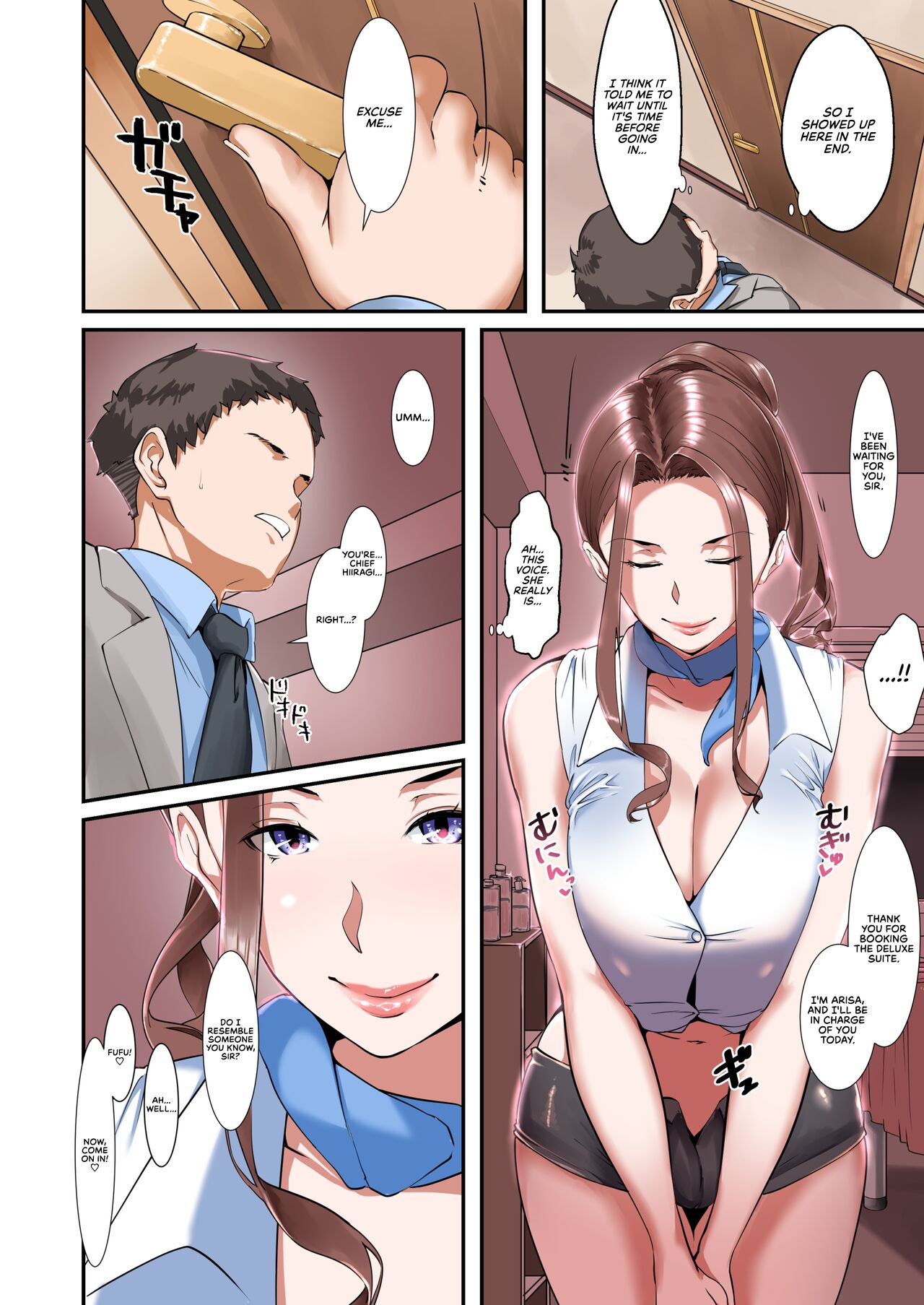 A Boss With Slutty Tits Who Gives Naughty Services in the Company's Relaxation Room page 8
