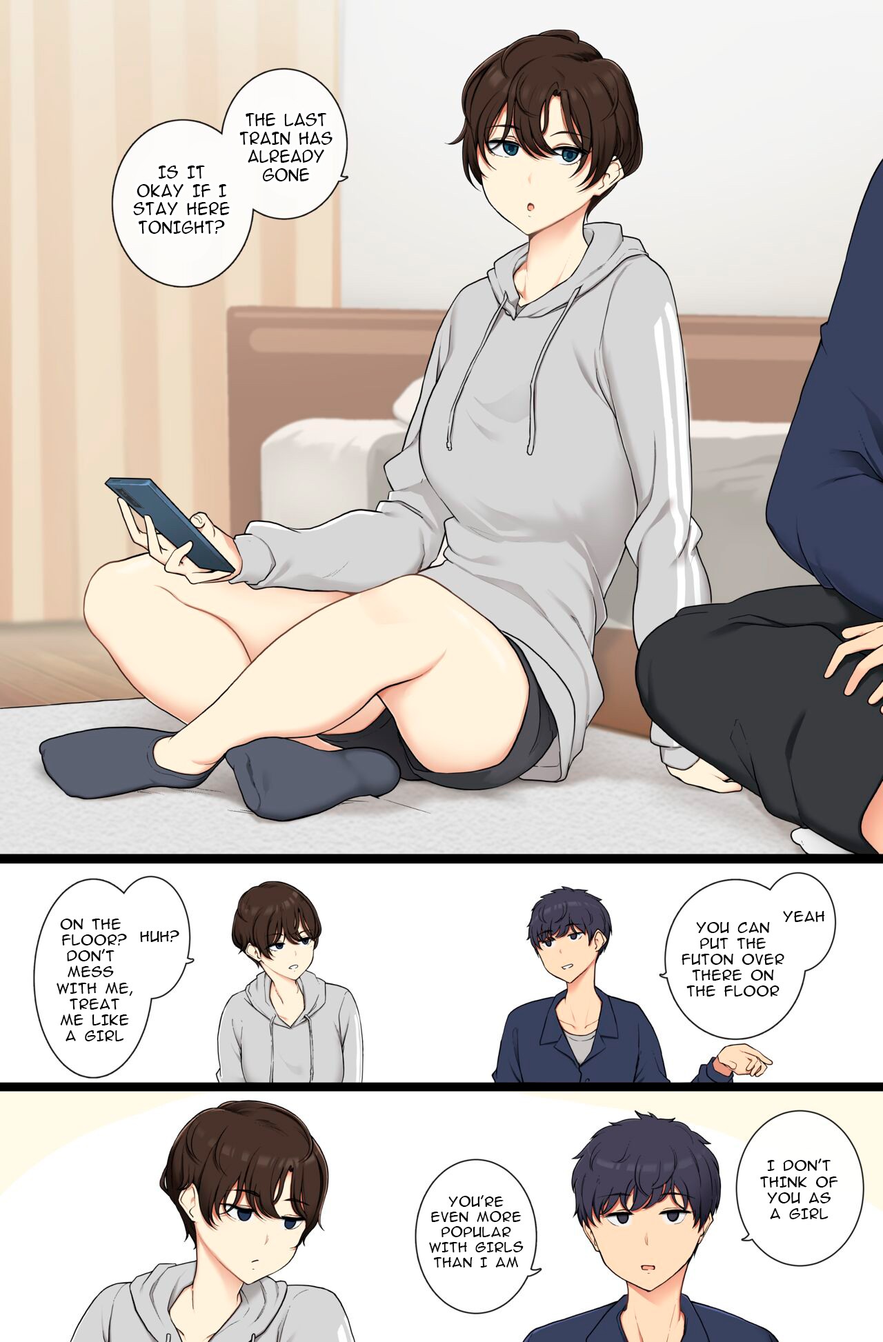A boyish girl who will show you that she is female if you don't treat her like one page 1