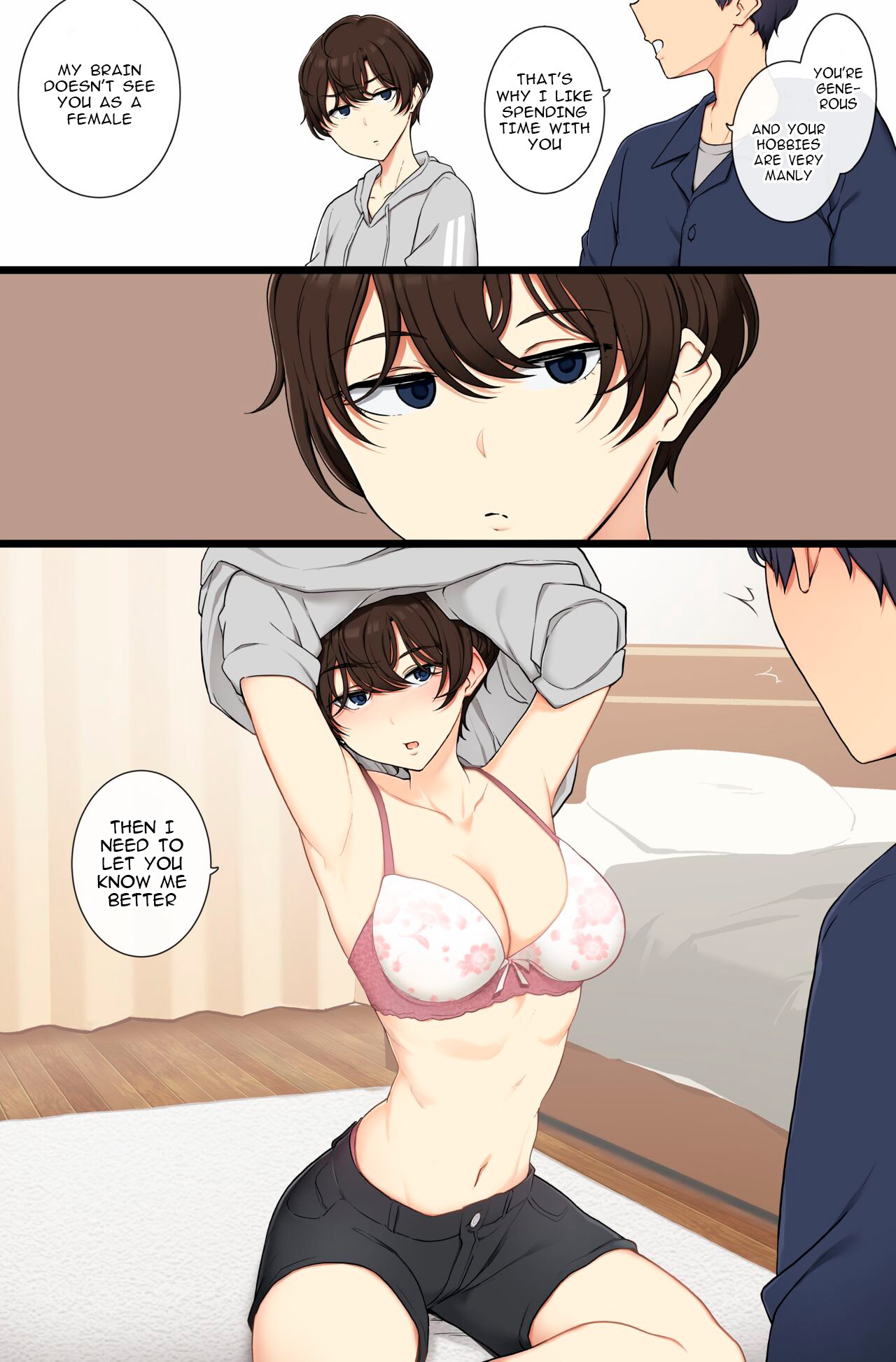 A boyish girl who will show you that she is female if you don't treat her like one page 2