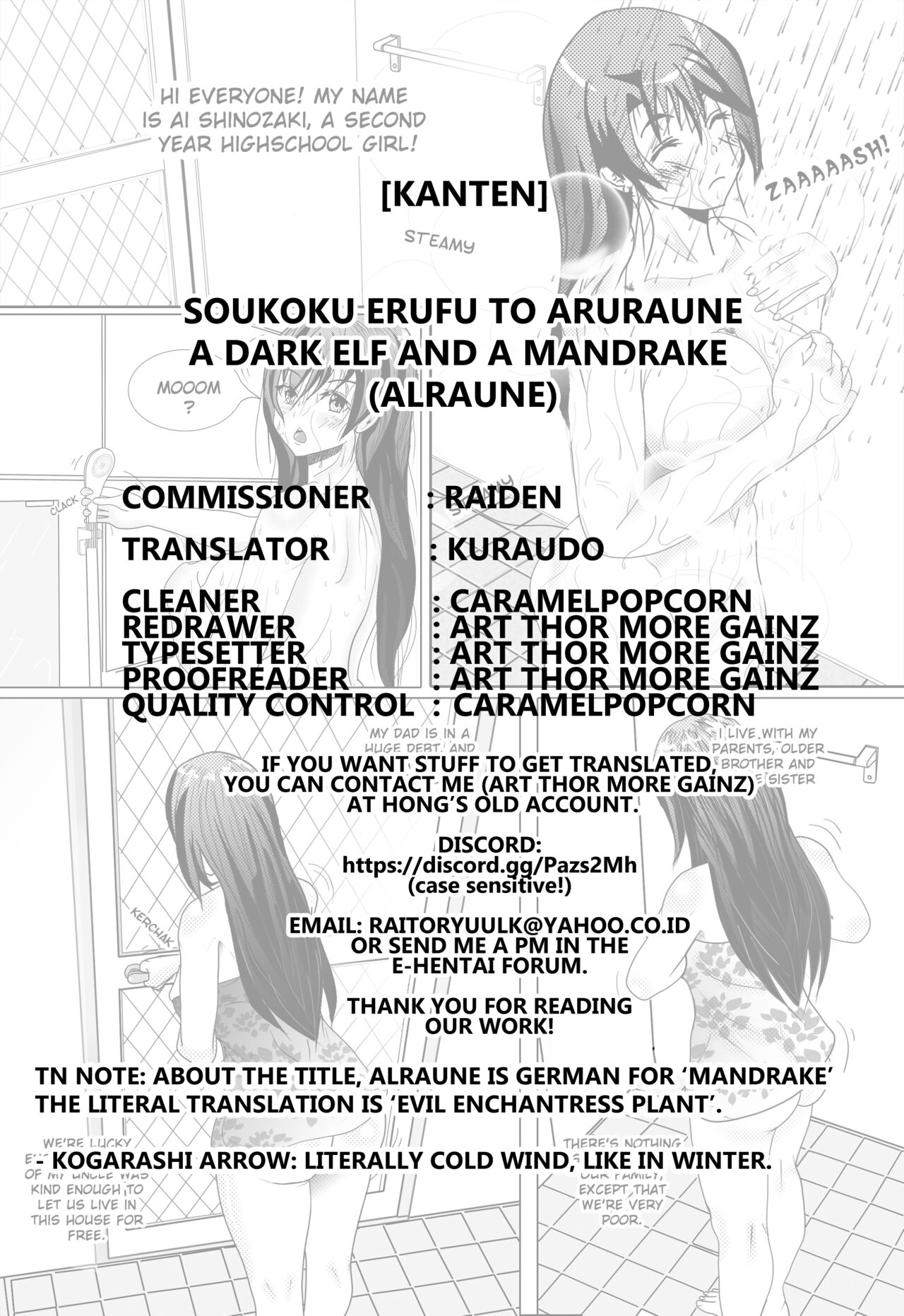 A Dark Elf and a Mandrake page 25