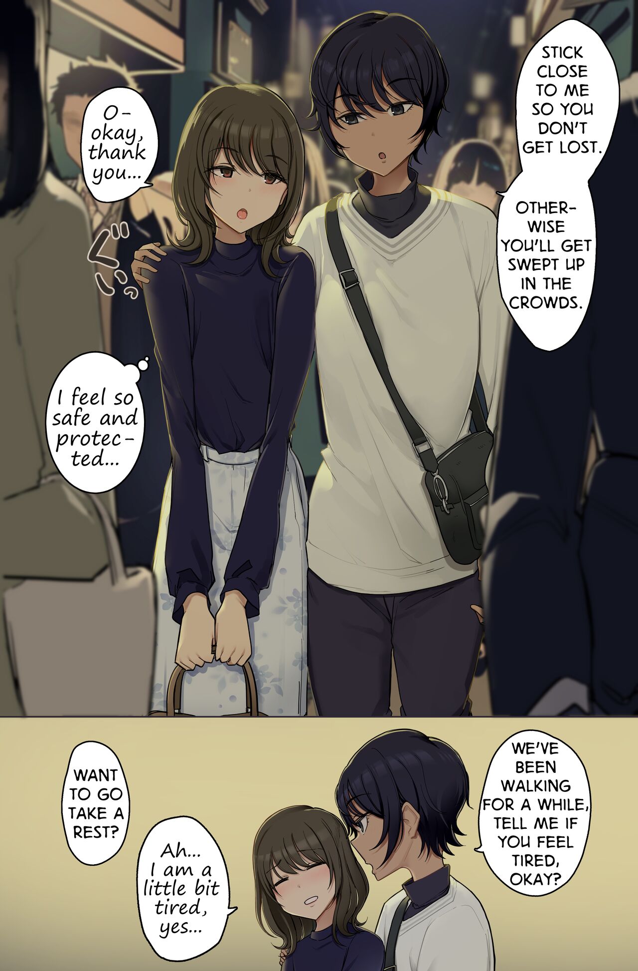 A Dashing, Handsome Woman and a Frail, Maidenly Boy page 1