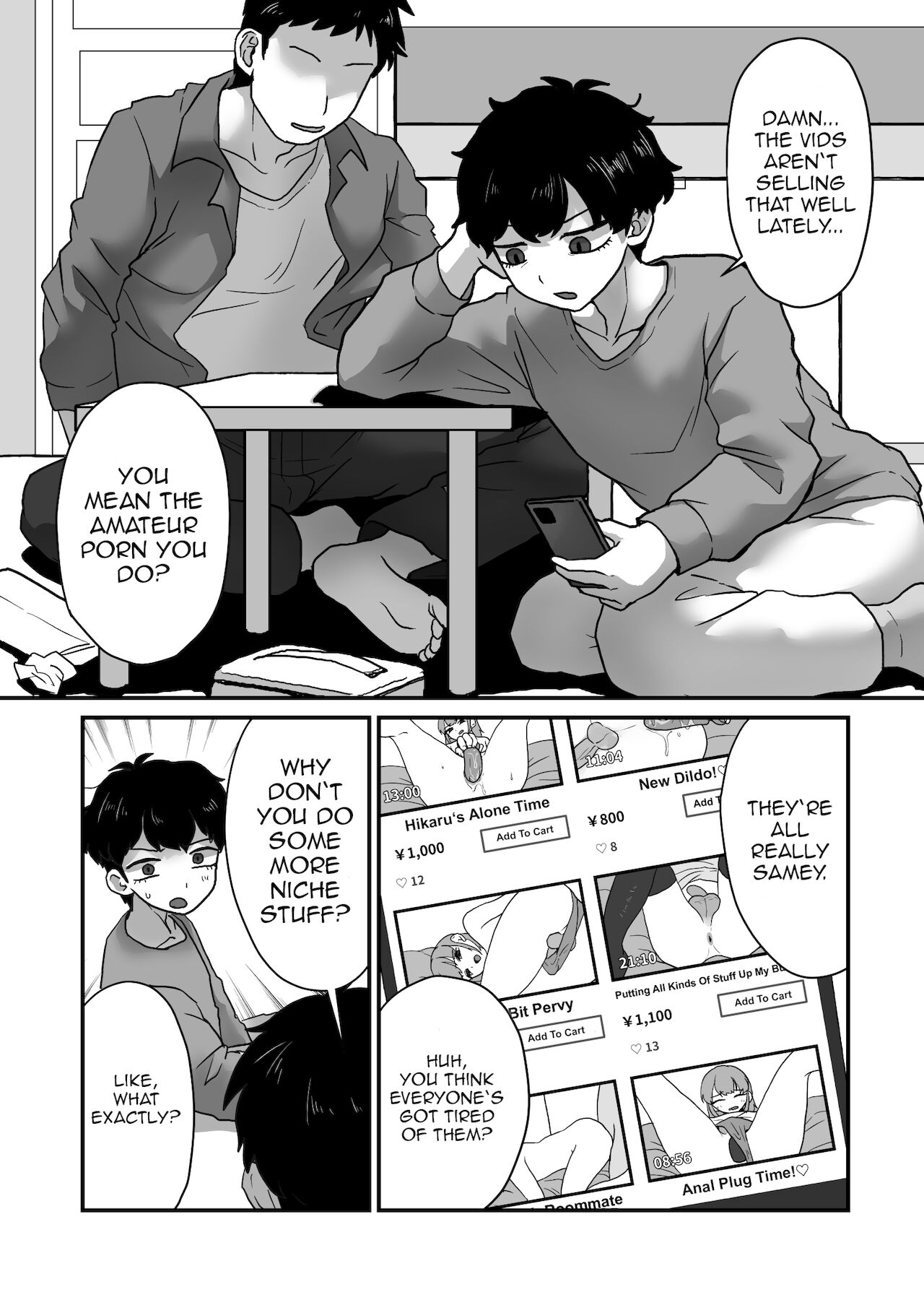 A Date With My Crossdressing Roommate and a Remote Controlled Vibe page 3