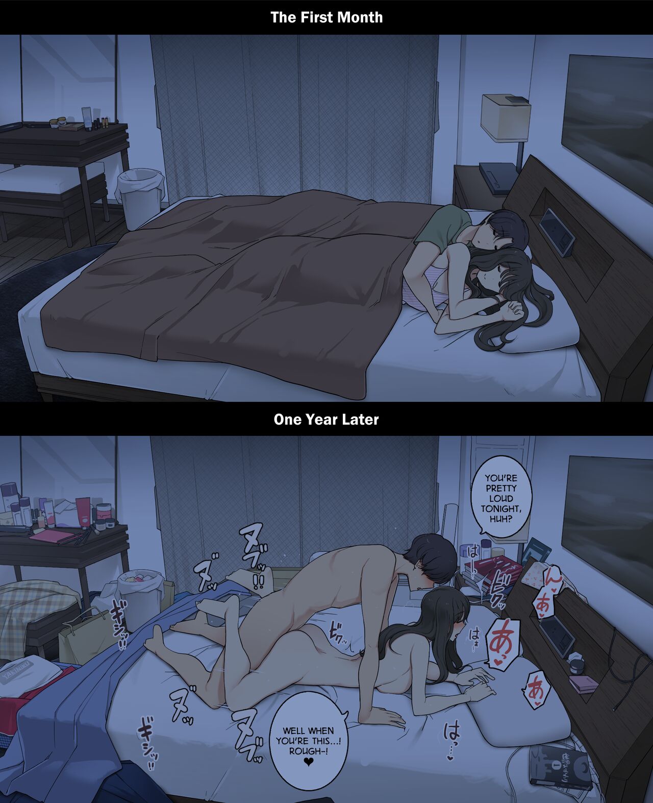 A Day in the Life of a Couple: Their First Month Living Together vs. One Year Later page 22