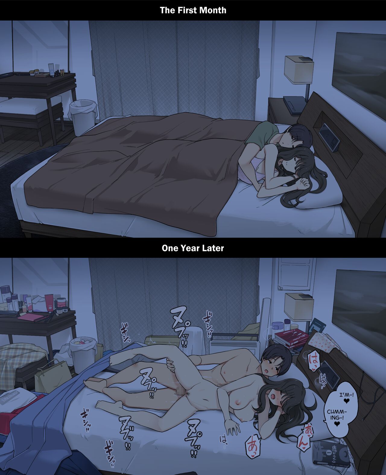 A Day in the Life of a Couple: Their First Month Living Together vs. One Year Later page 23