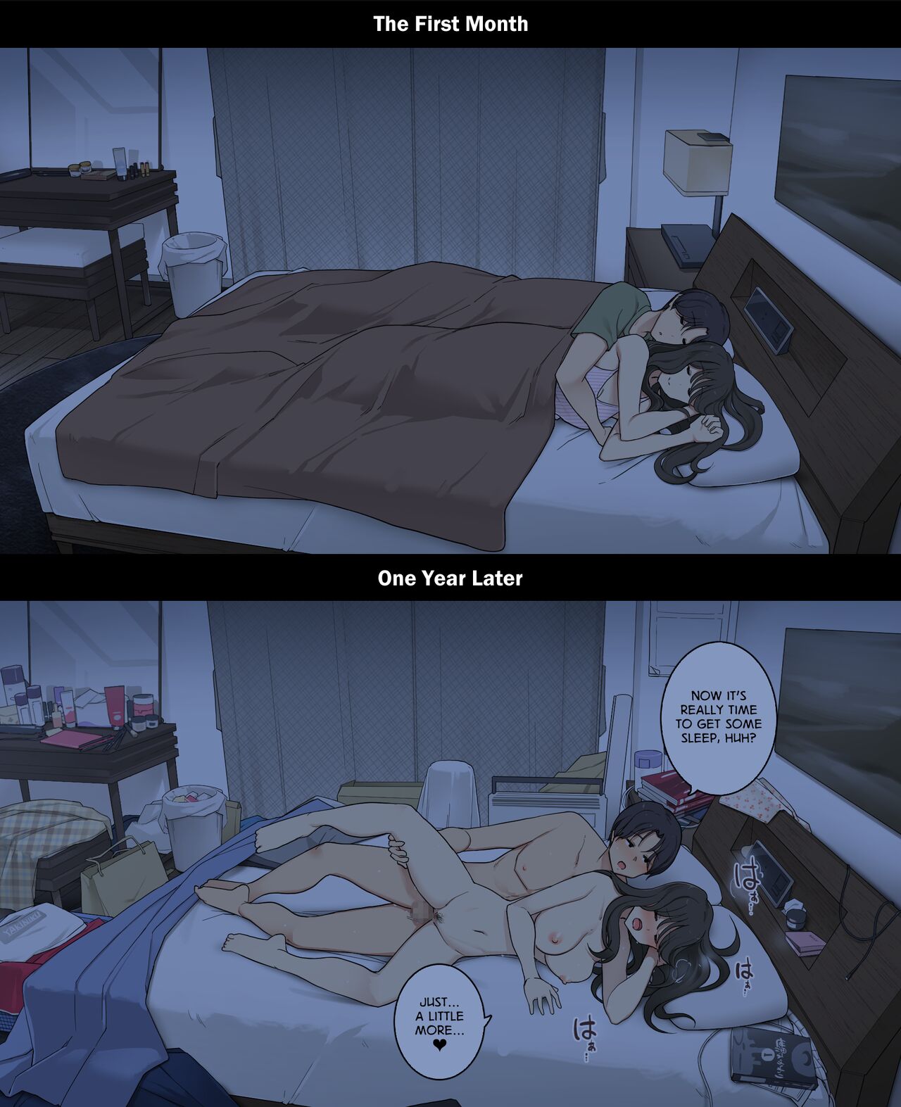A Day in the Life of a Couple: Their First Month Living Together vs. One Year Later page 25