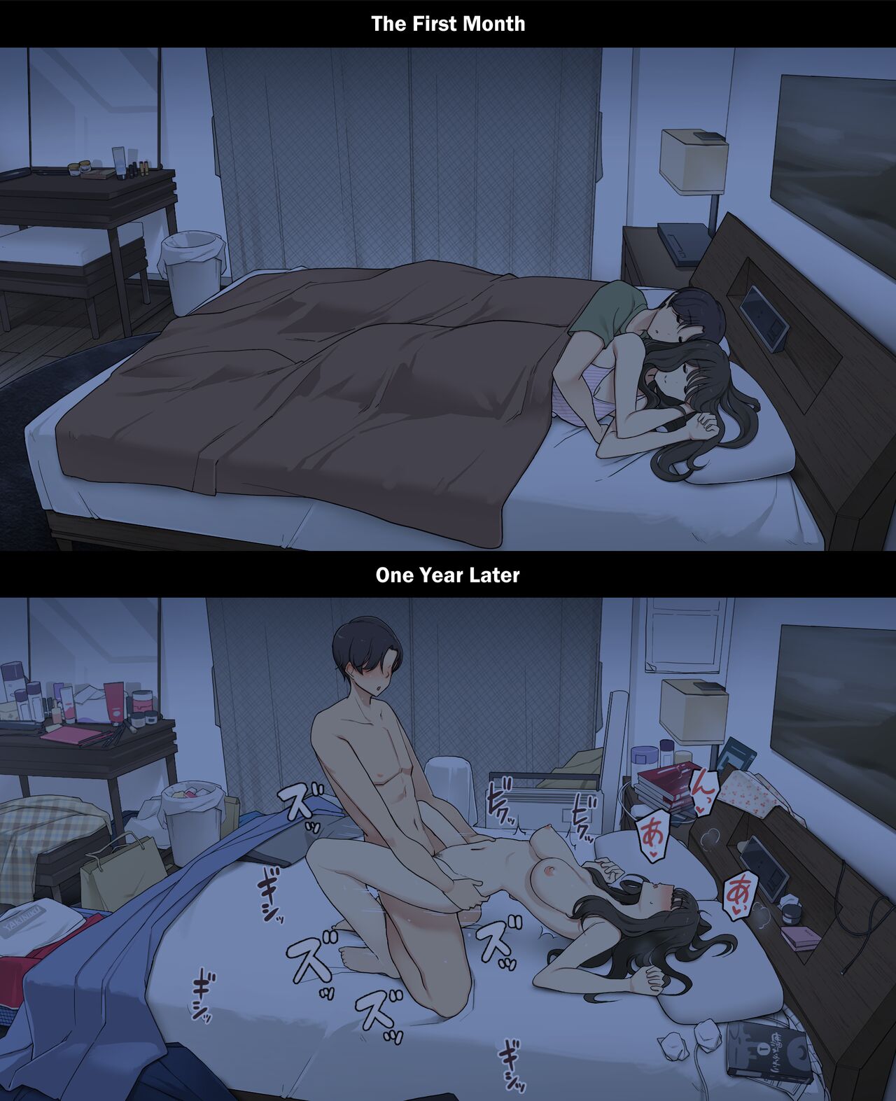 A Day in the Life of a Couple: Their First Month Living Together vs. One Year Later page 26