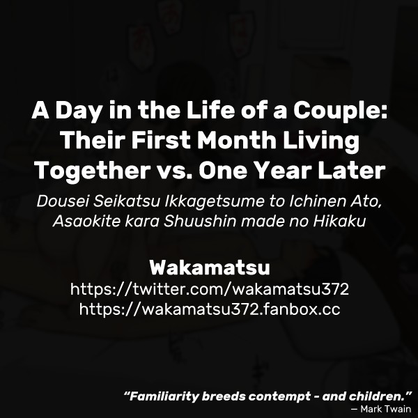 A Day in the Life of a Couple: Their First Month Living Together vs. One Year Later page 29