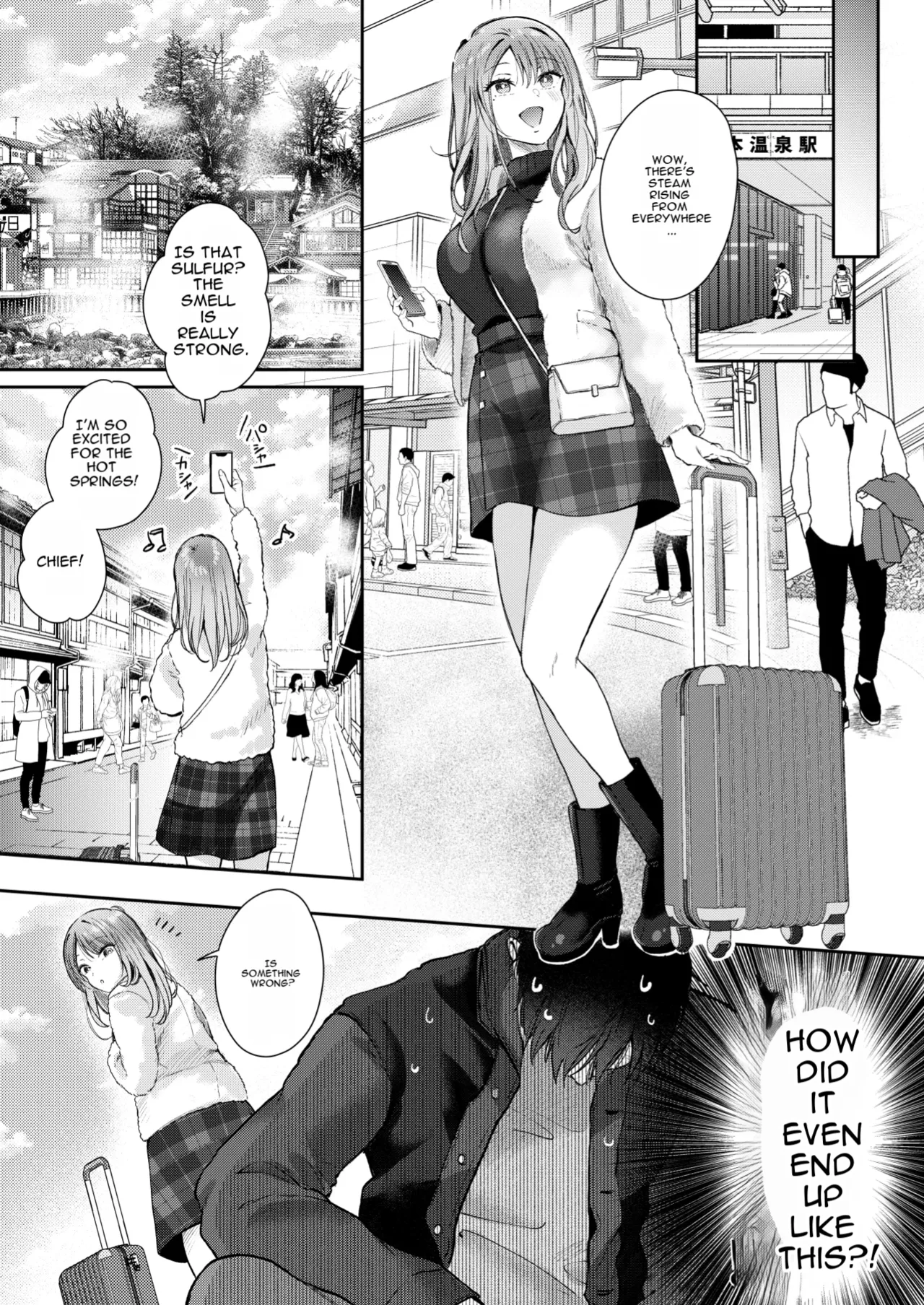 A Day Off Getting Milked Dry at a Hot Spring by the Subordinate I Thought Was Innocent page 9