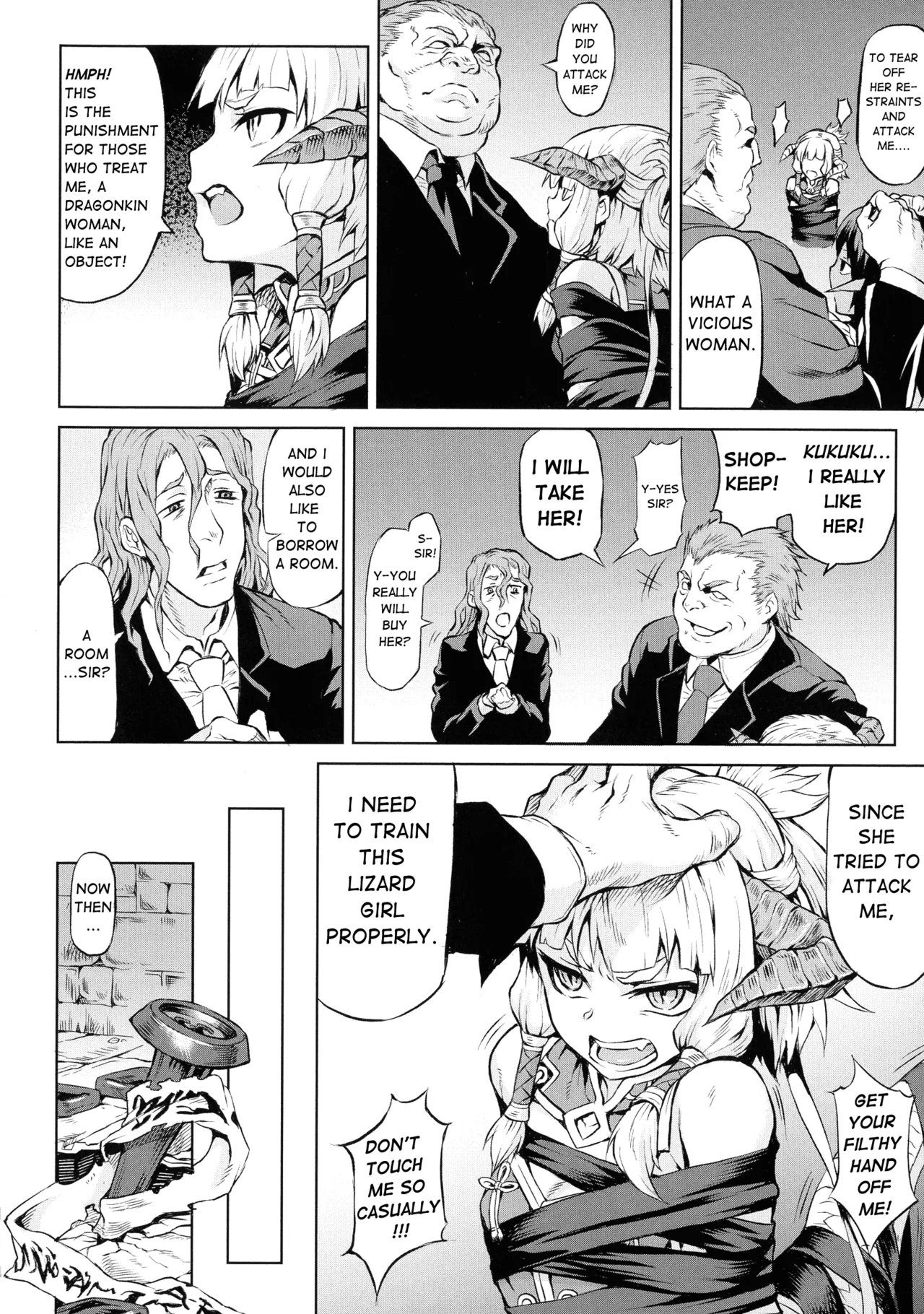 A Dragon Girl's Fall Into Lewdness page 6