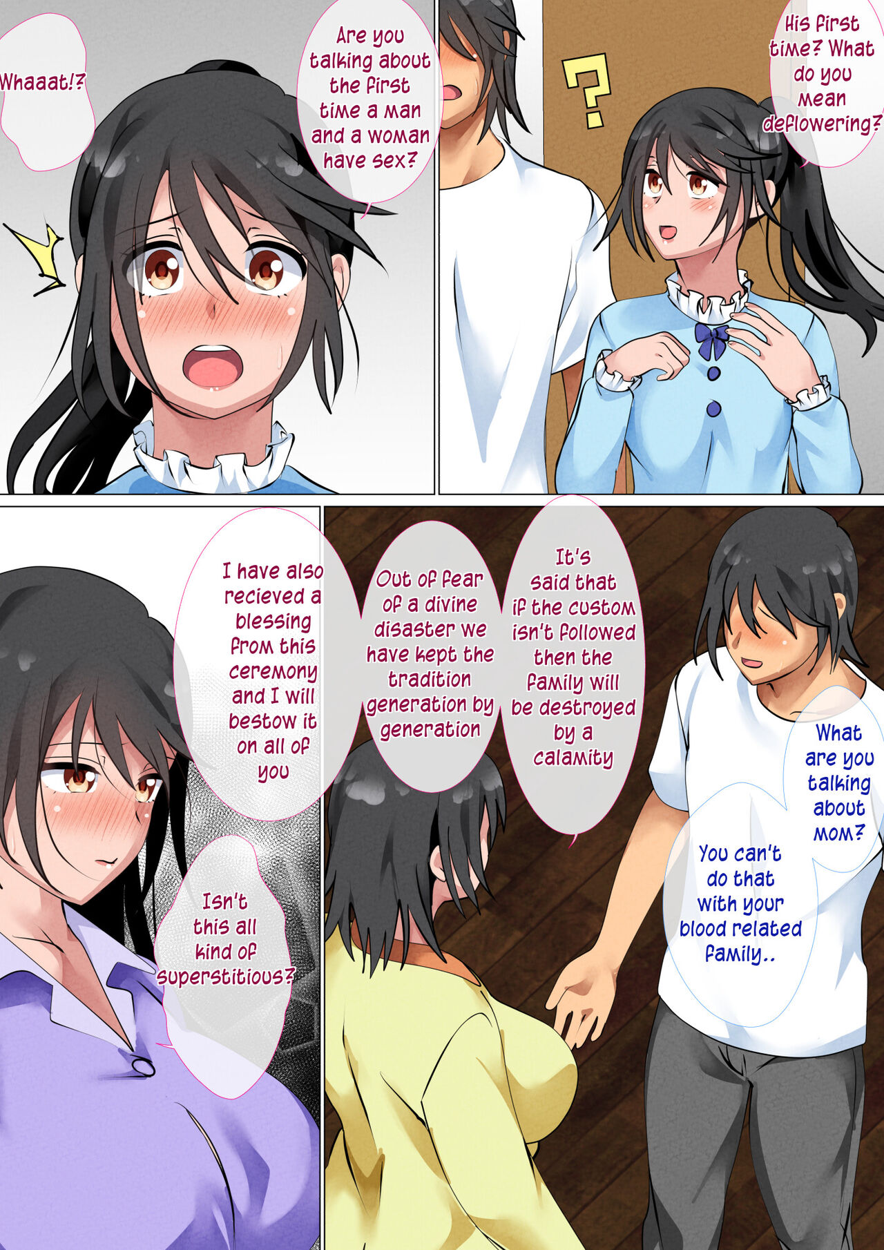 A family with a tradition of taking their son's virginity page 8