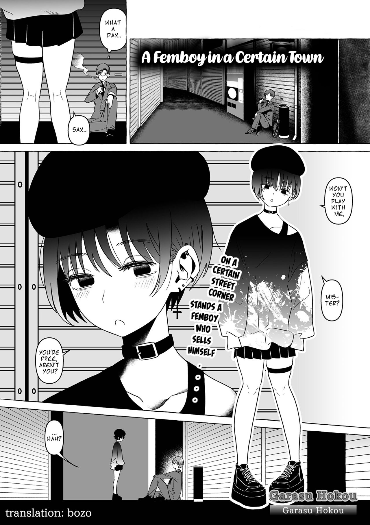 A Femboy in a Certain Town page 1