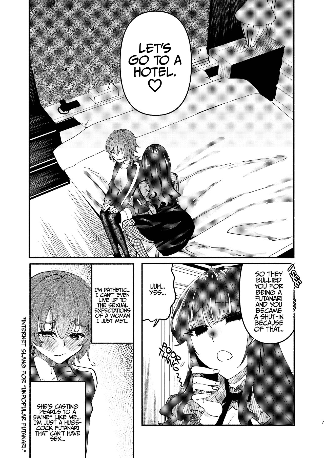 A Futanari Gets Picked-Up, Deep-kissed, & Fucked Into Marriage By An Older Lady page 6