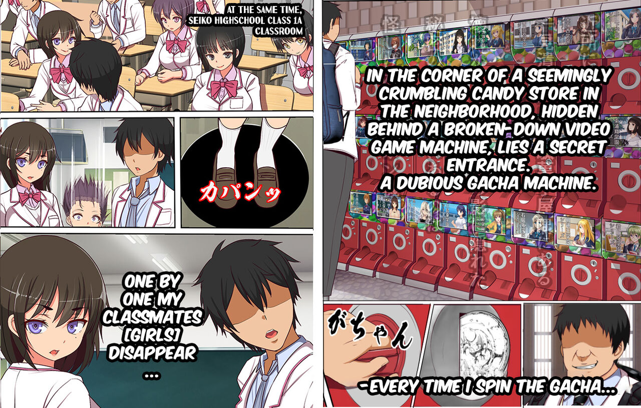 A Gacha Machine Was Installed at a Local Candy Store, Where You Can Win a Female Onahole. page 34